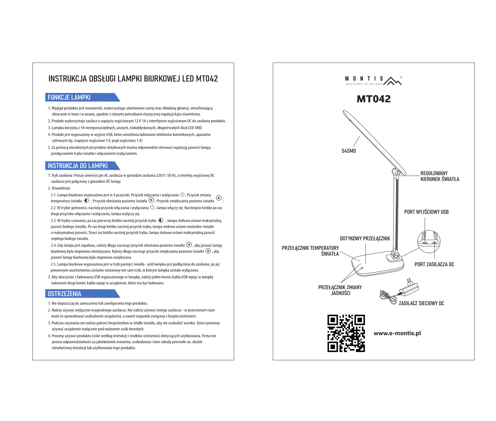 Montis MT042 User guide - ManualMachine.com