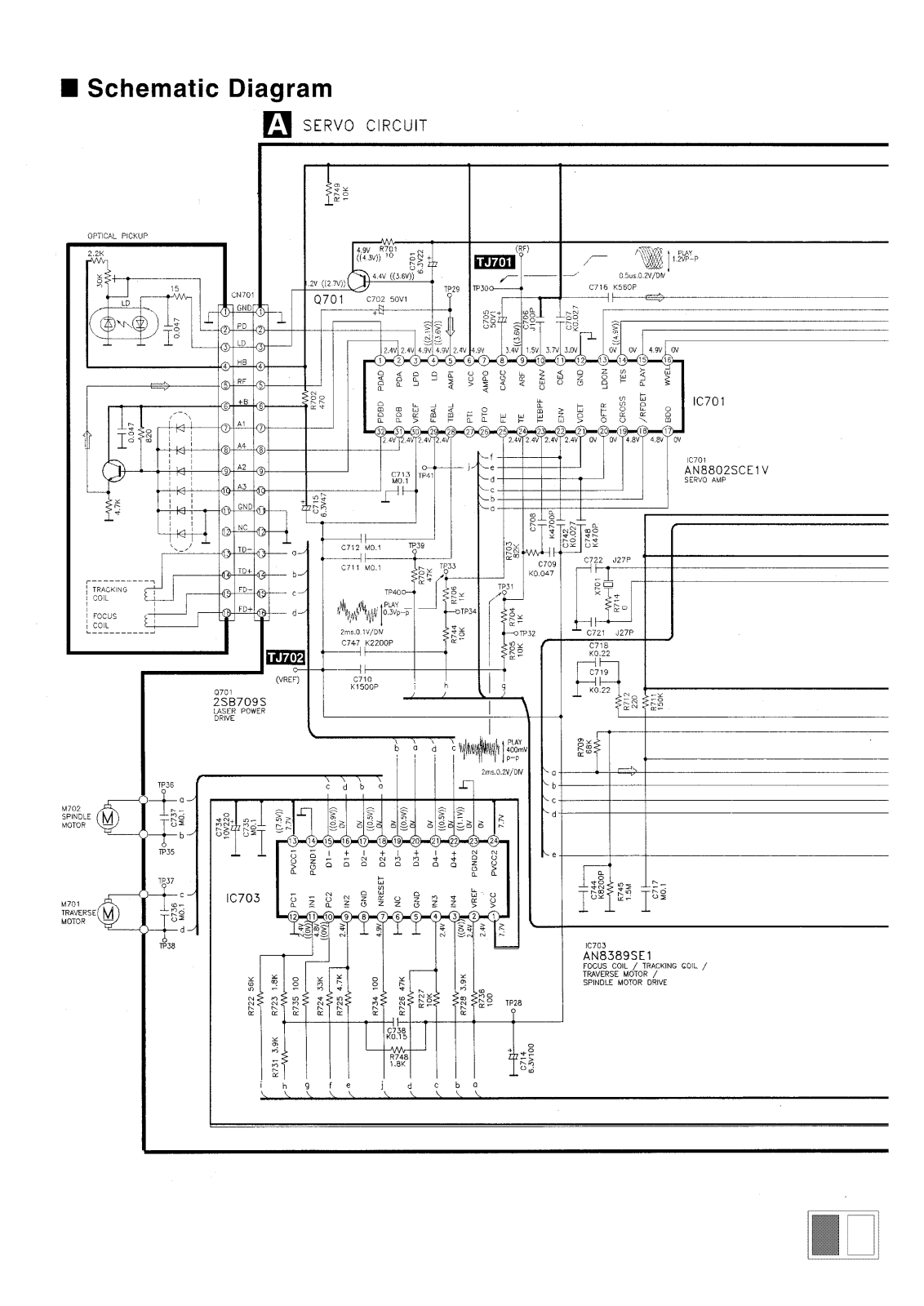 Panasonic DT-30, RXDT-30 Schematic