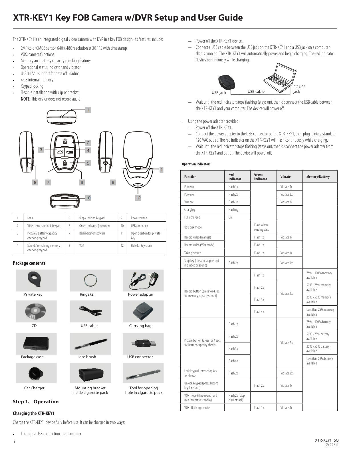 Super Circuits XTR-KEY1 Setup And User Manual - ManualMachine.com