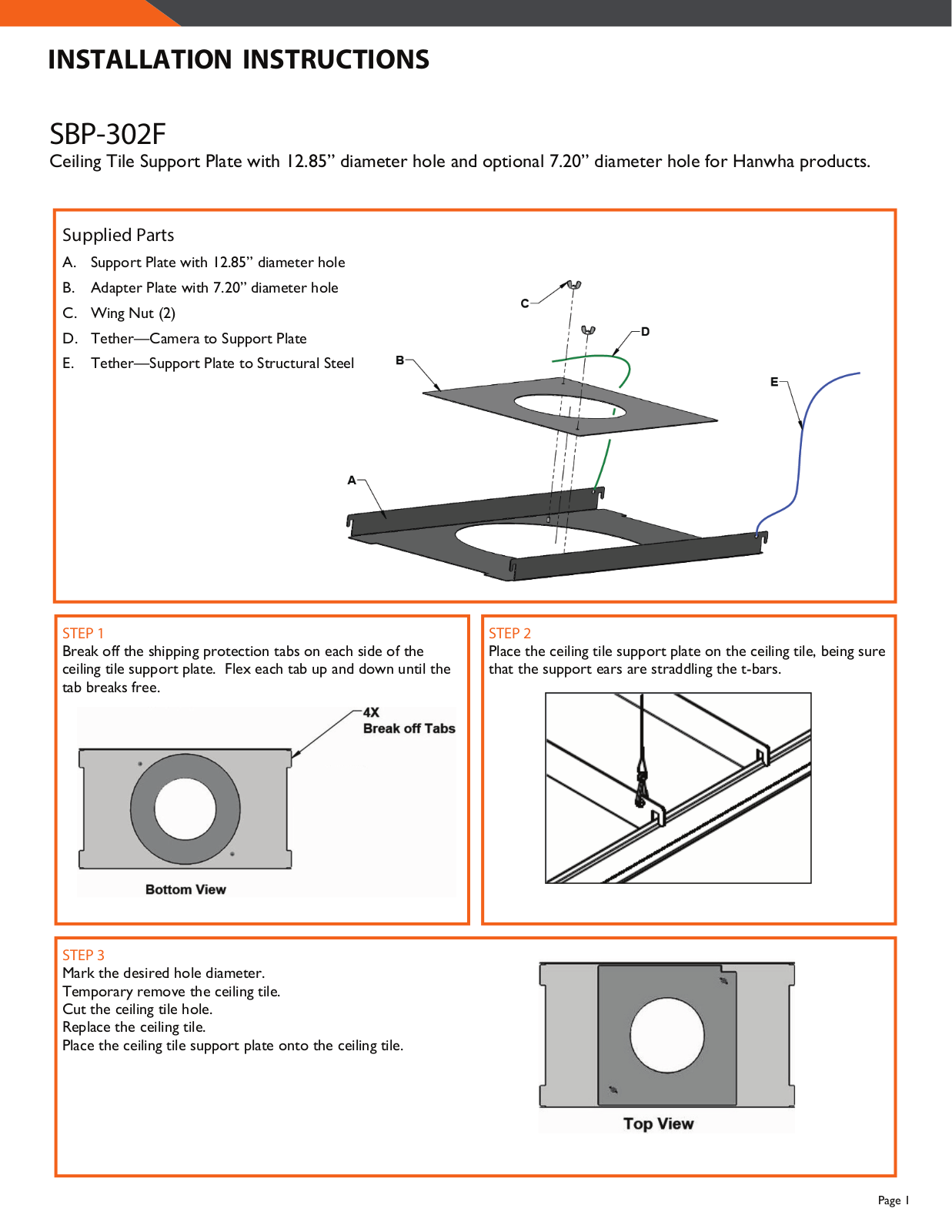 Samsung SBP-302F Installation Instructions