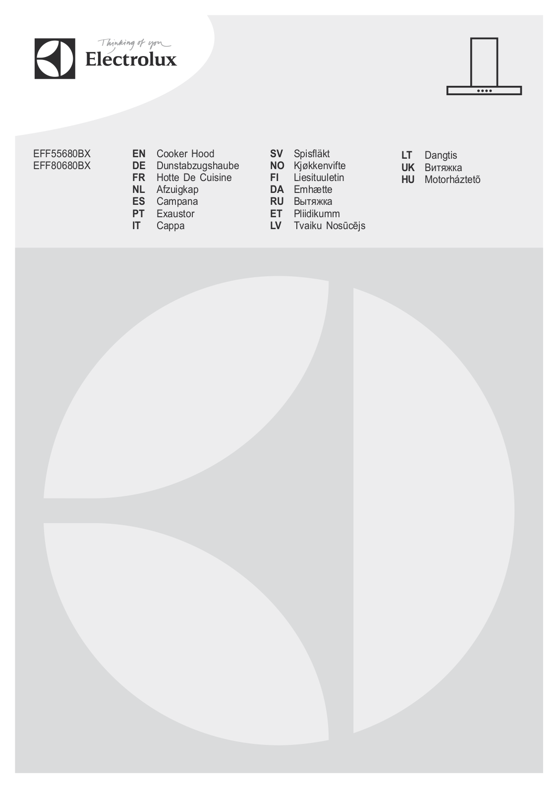 Electrolux EFF55680BX User Manual