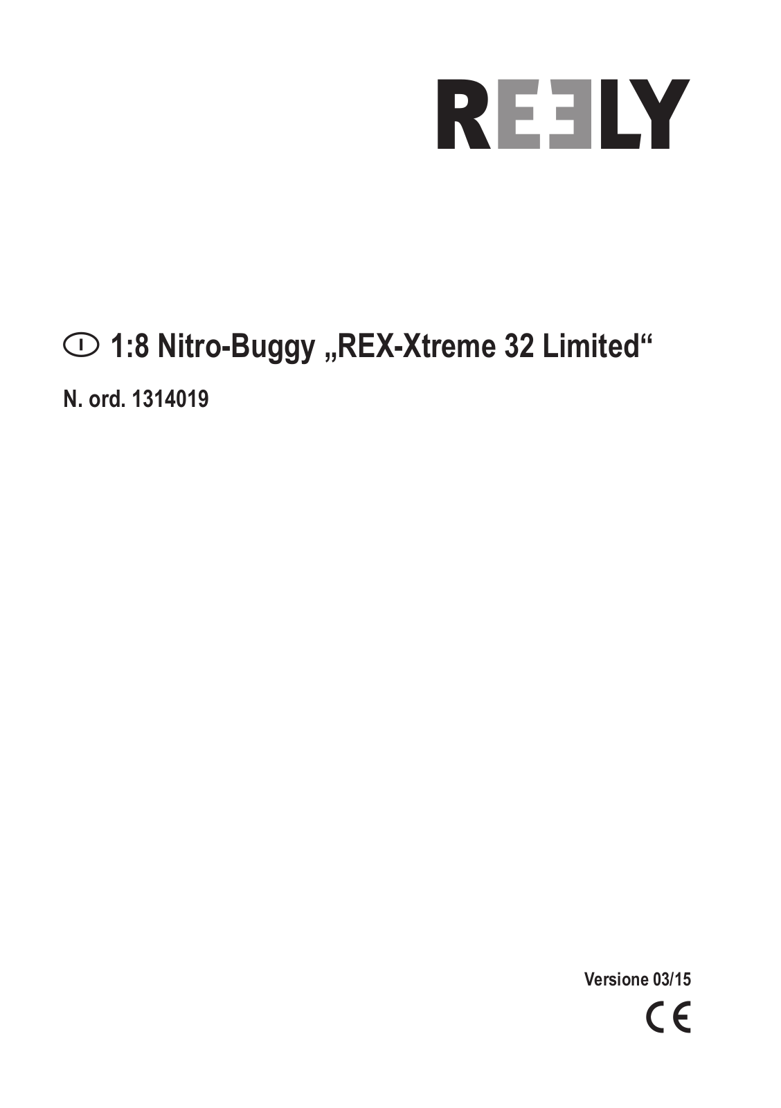 Reely REX-Xtreme 32 Limited User guide