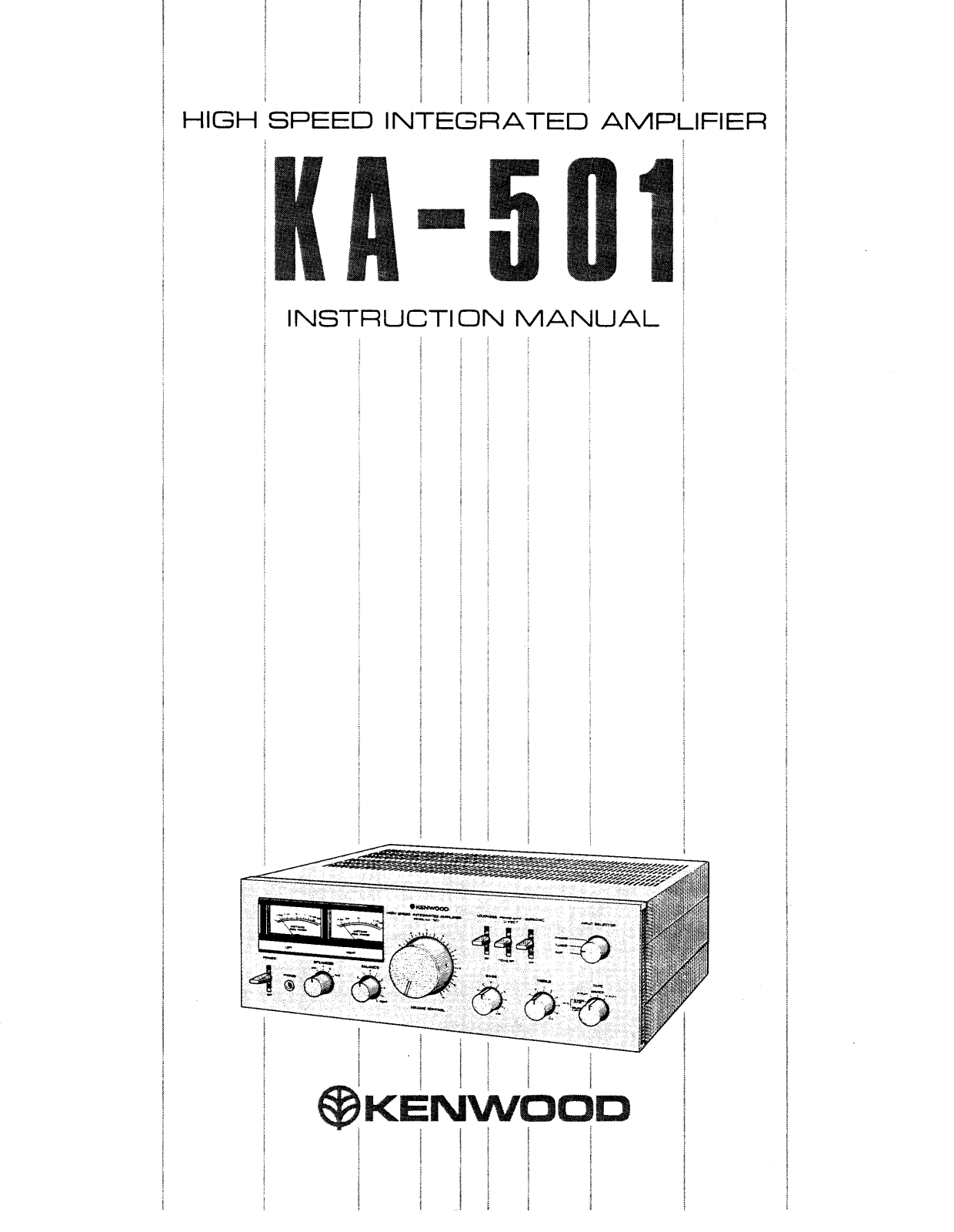 Kenwood KA-501 Owner's Manual