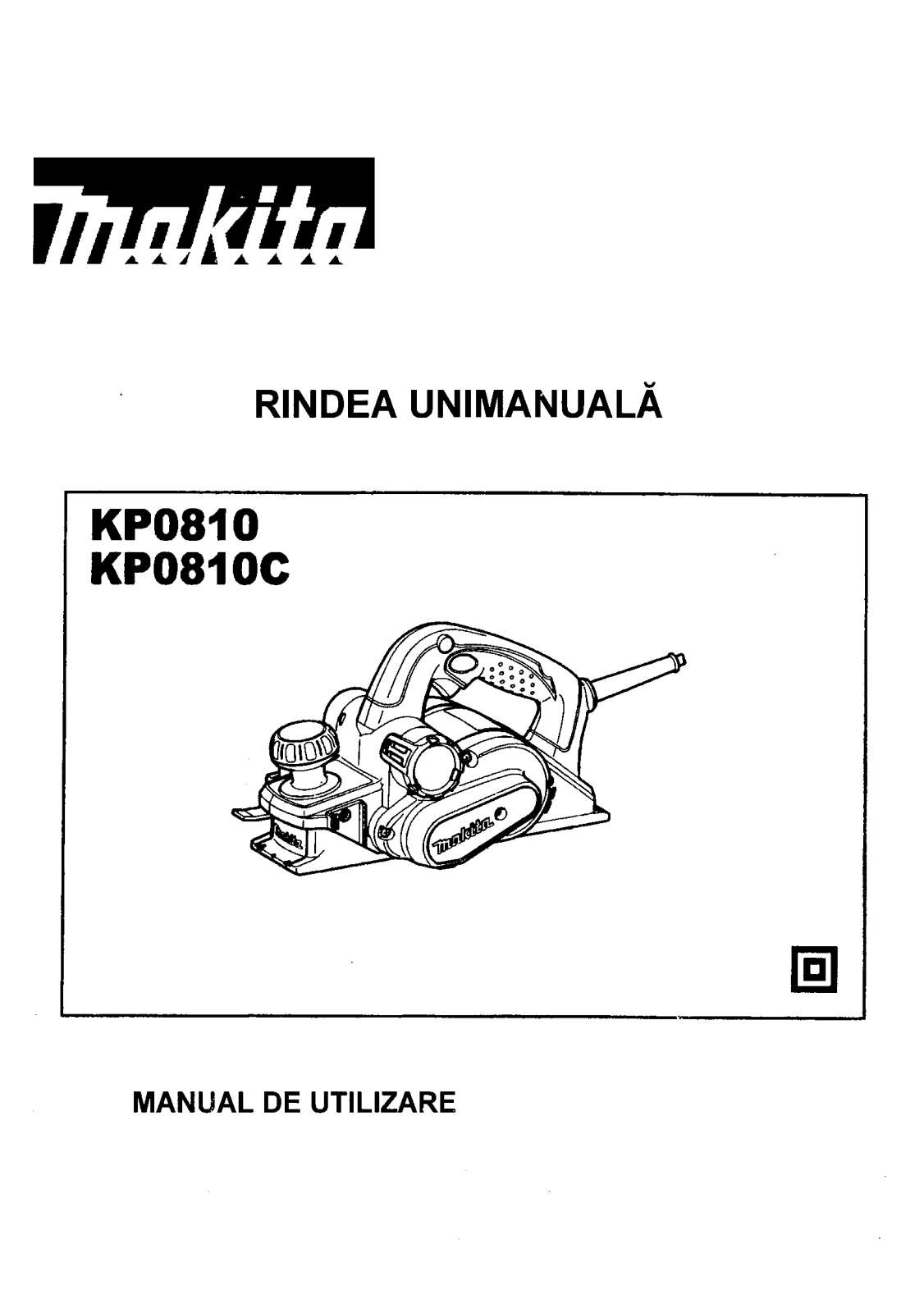 Makita KP0810C, KP0810 User Manual