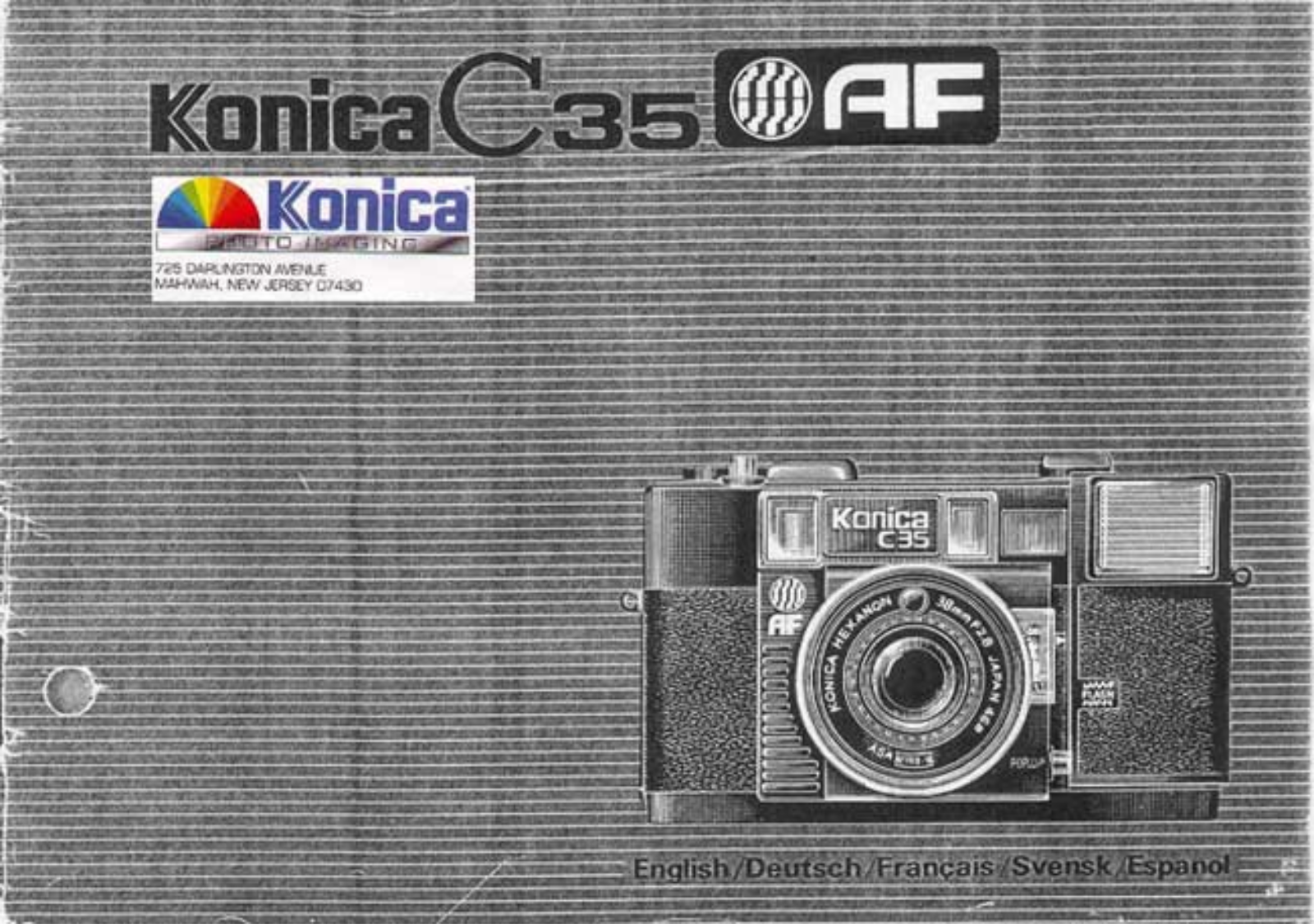 MINOLTA C35 AF Instruction Manual