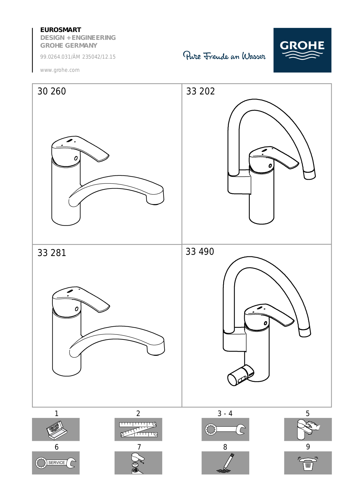 GROHE 33202 User Manual