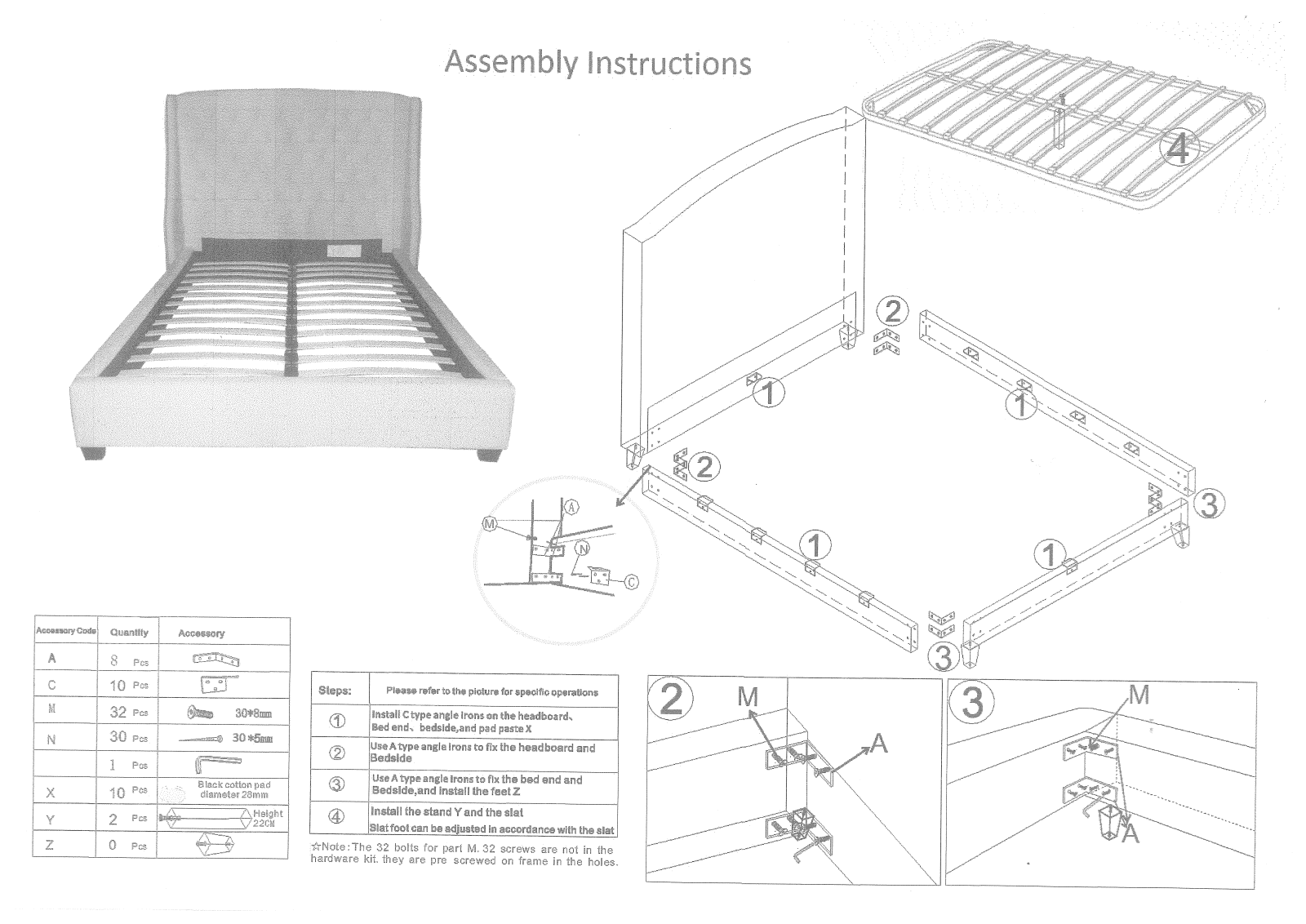 Essentials for Living 71241CRMBB, 71243CRMBB, 71242CRMBB Assembly Guide