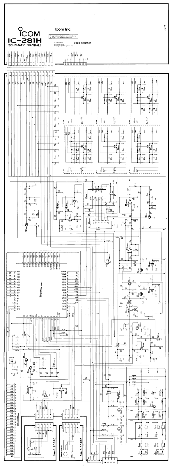 Icom IC-281H User Manual