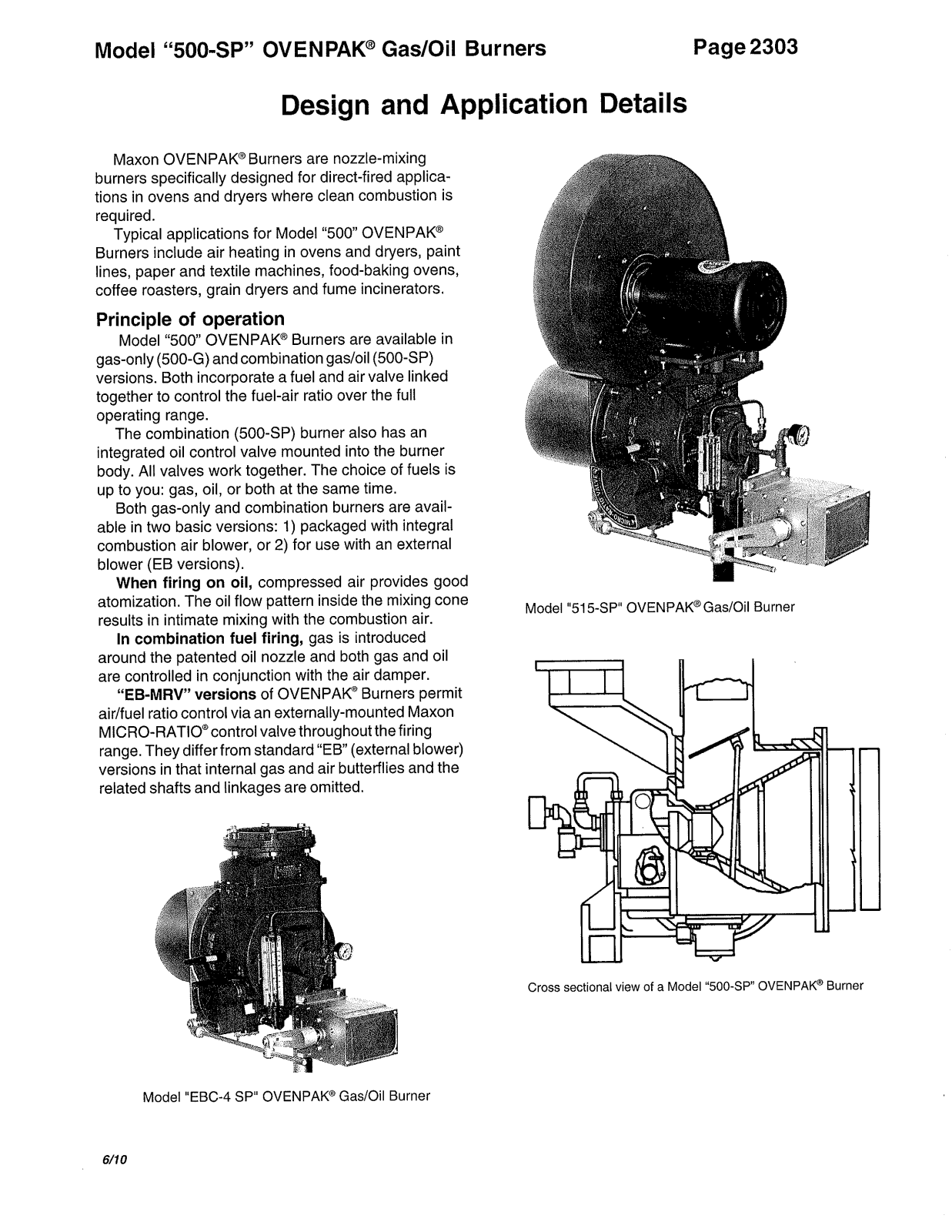 Maxon 525-SP, 550-SP, 535-SP, 508-SP, 515-SP BROCHURE