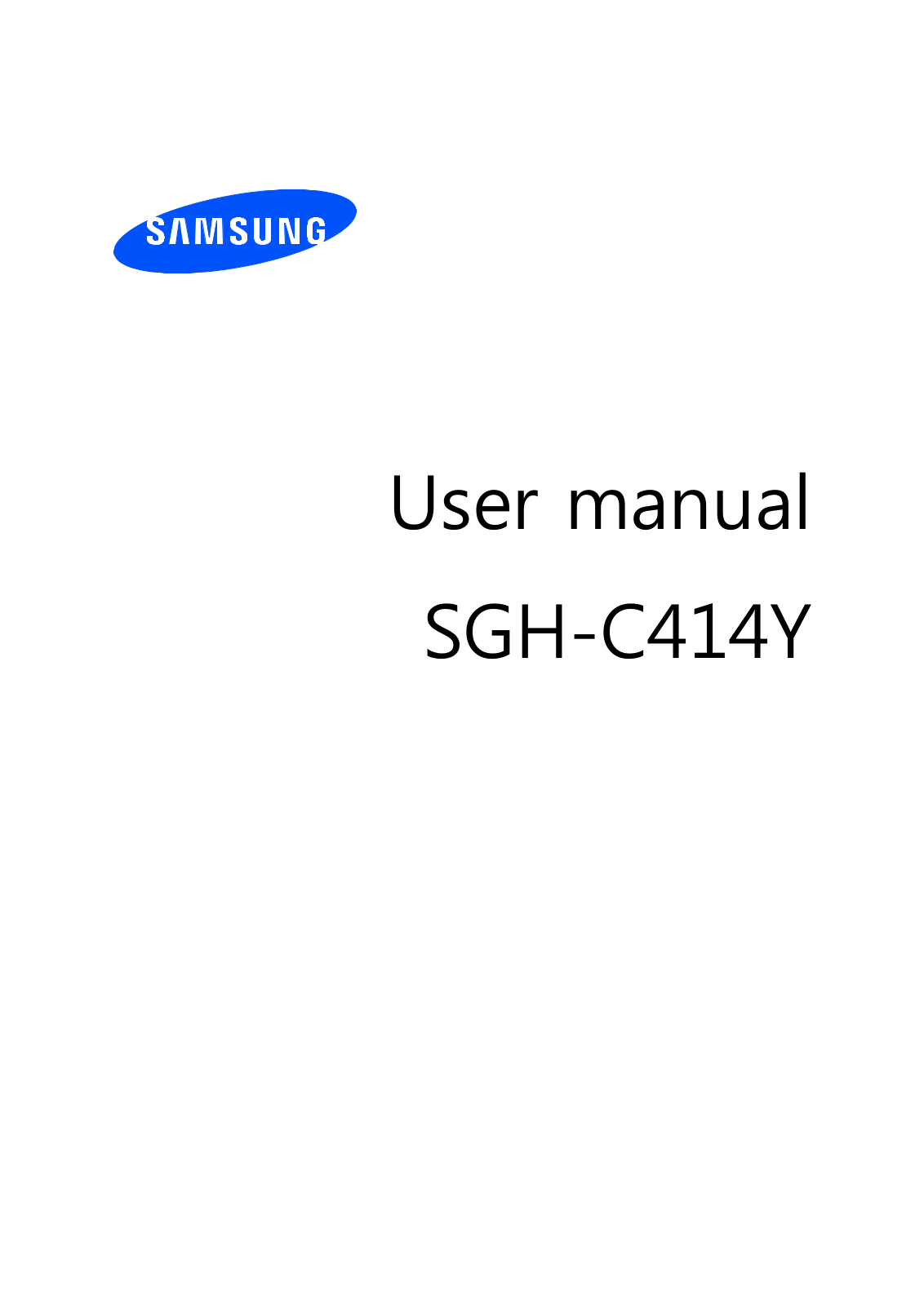 Samsung SGHC414Y Users Manual