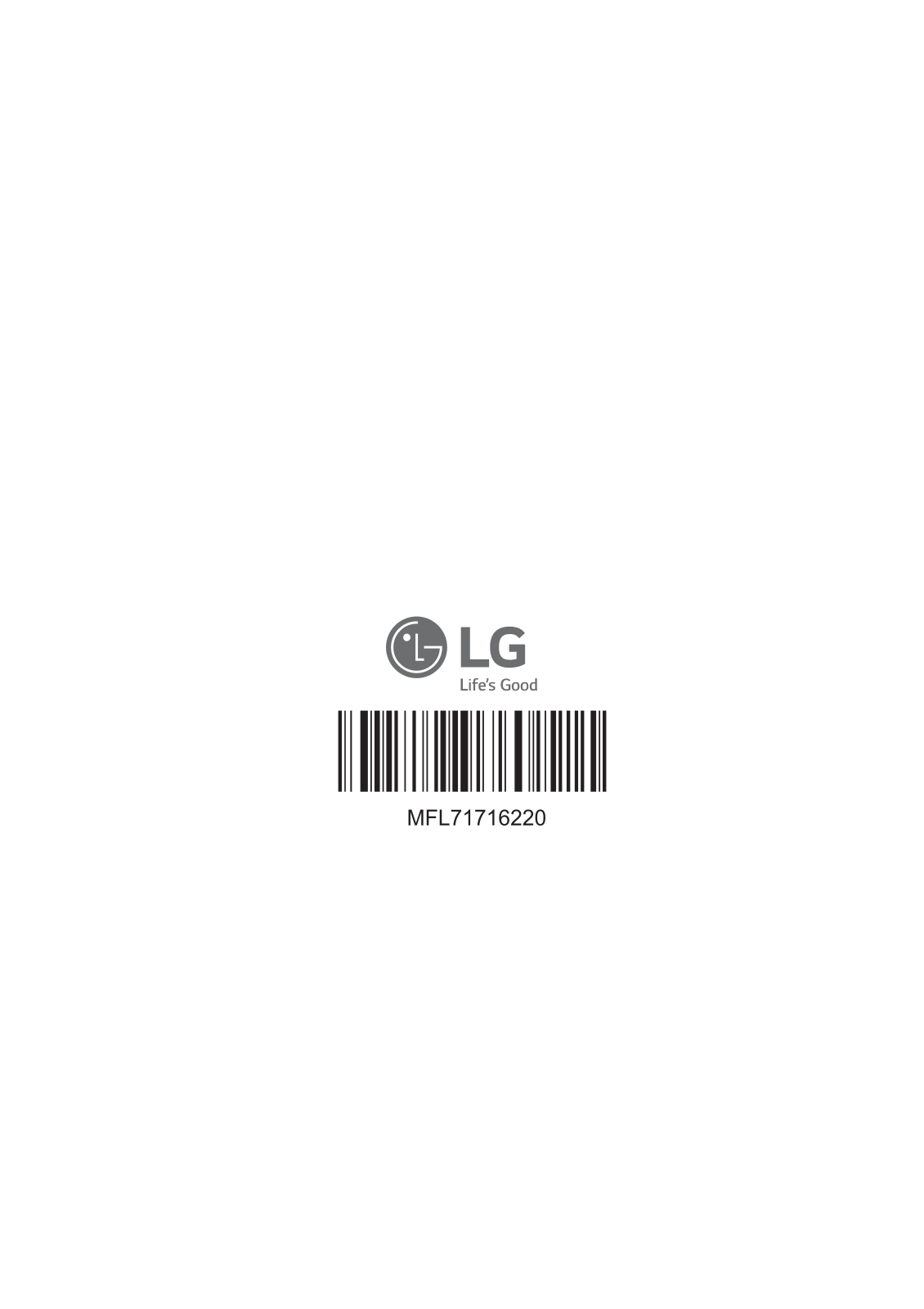 LG F2J5QNP7S Owner’s Manual