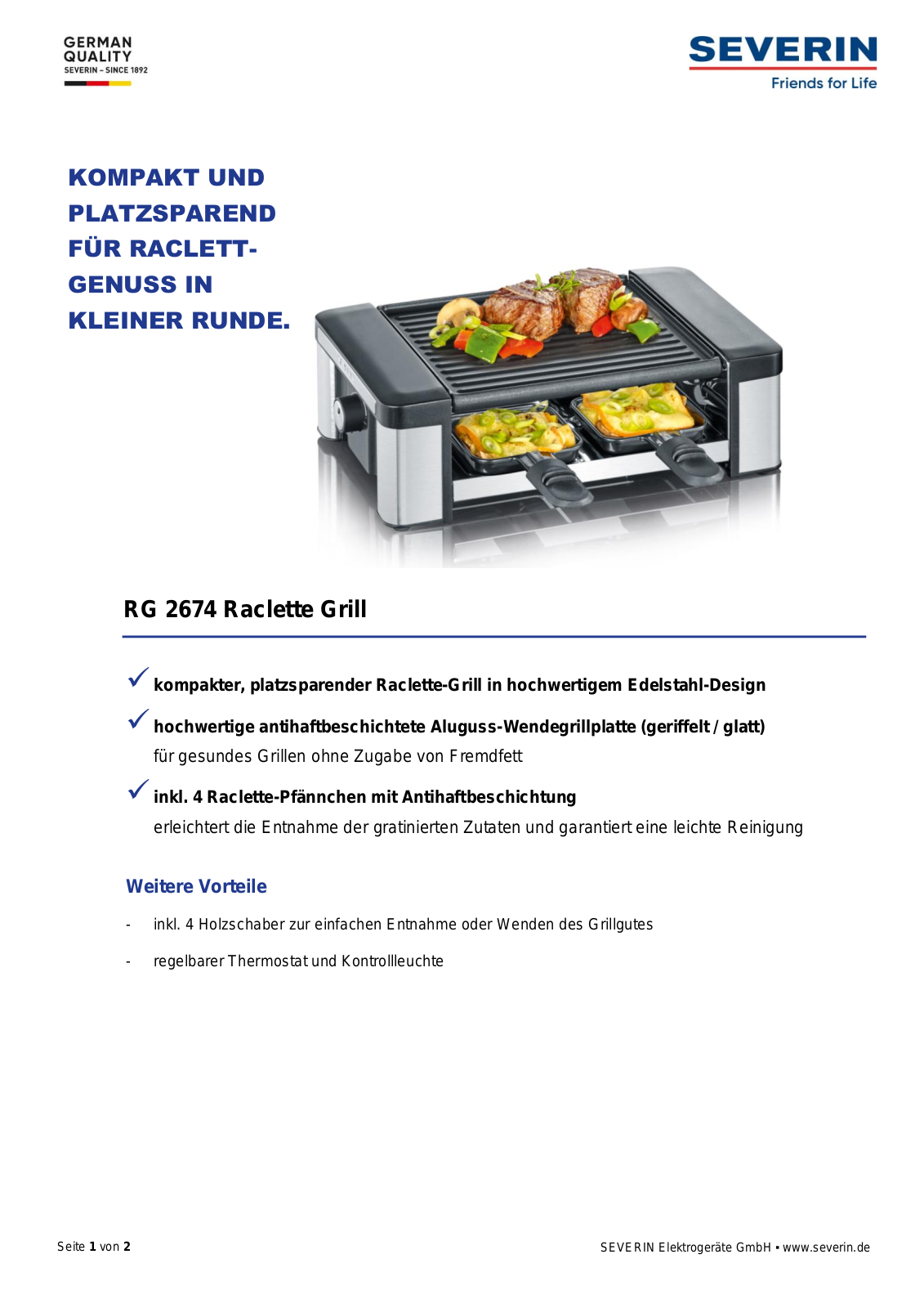 Severin RG 2674 User Manual