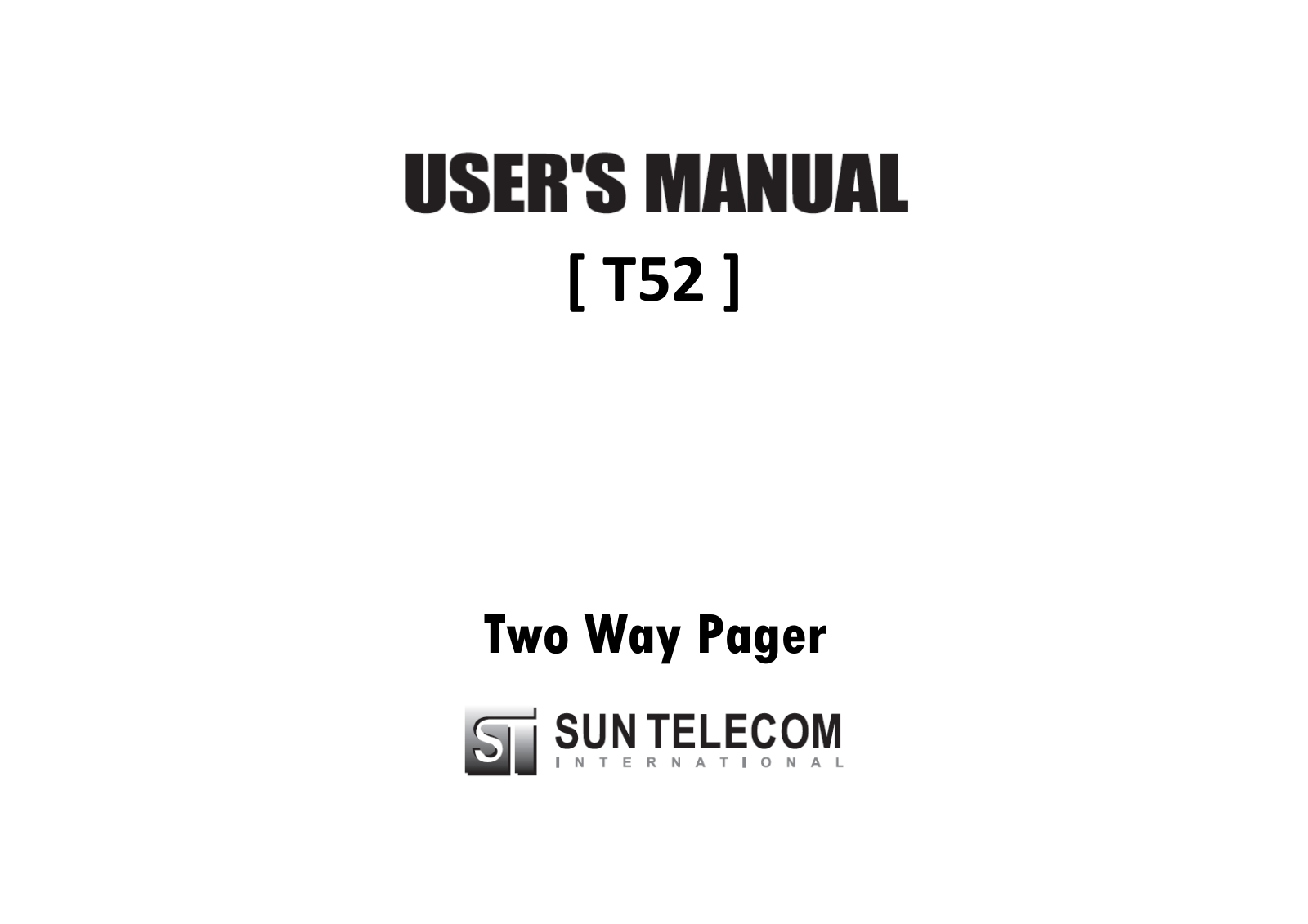 HOSEOTELNET T52 User Manual