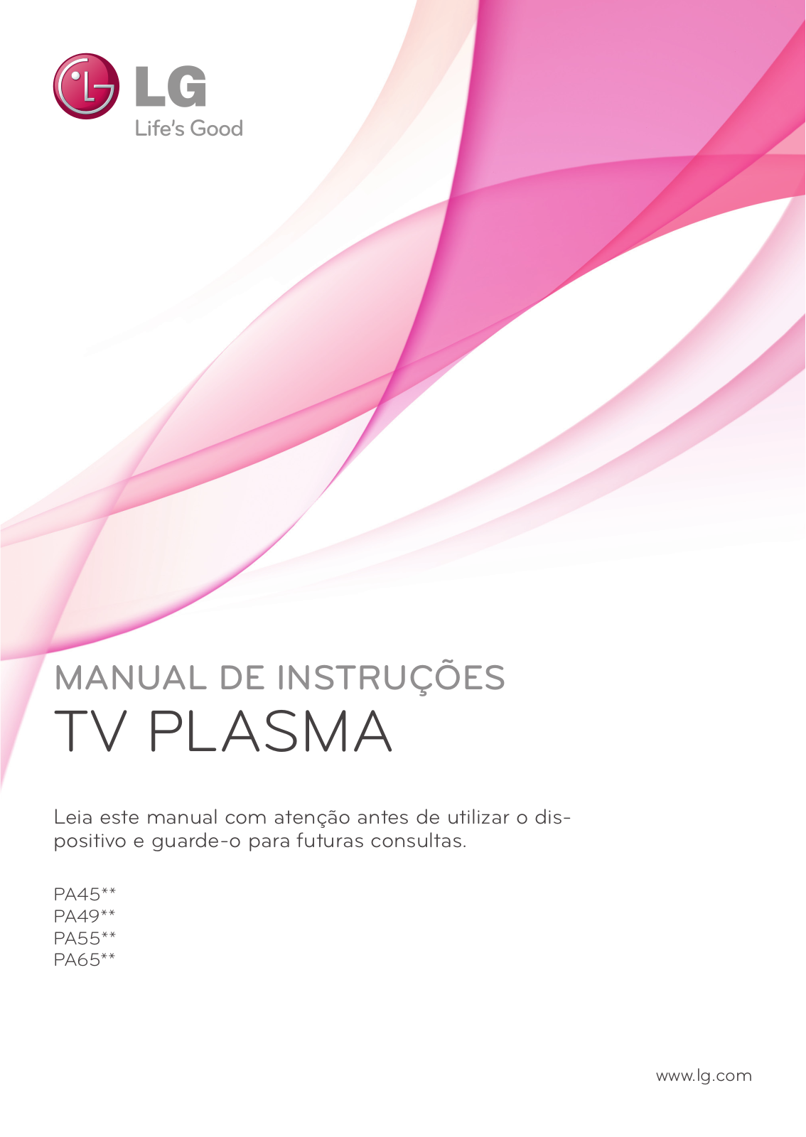 Lg 50PA4500 User Manual