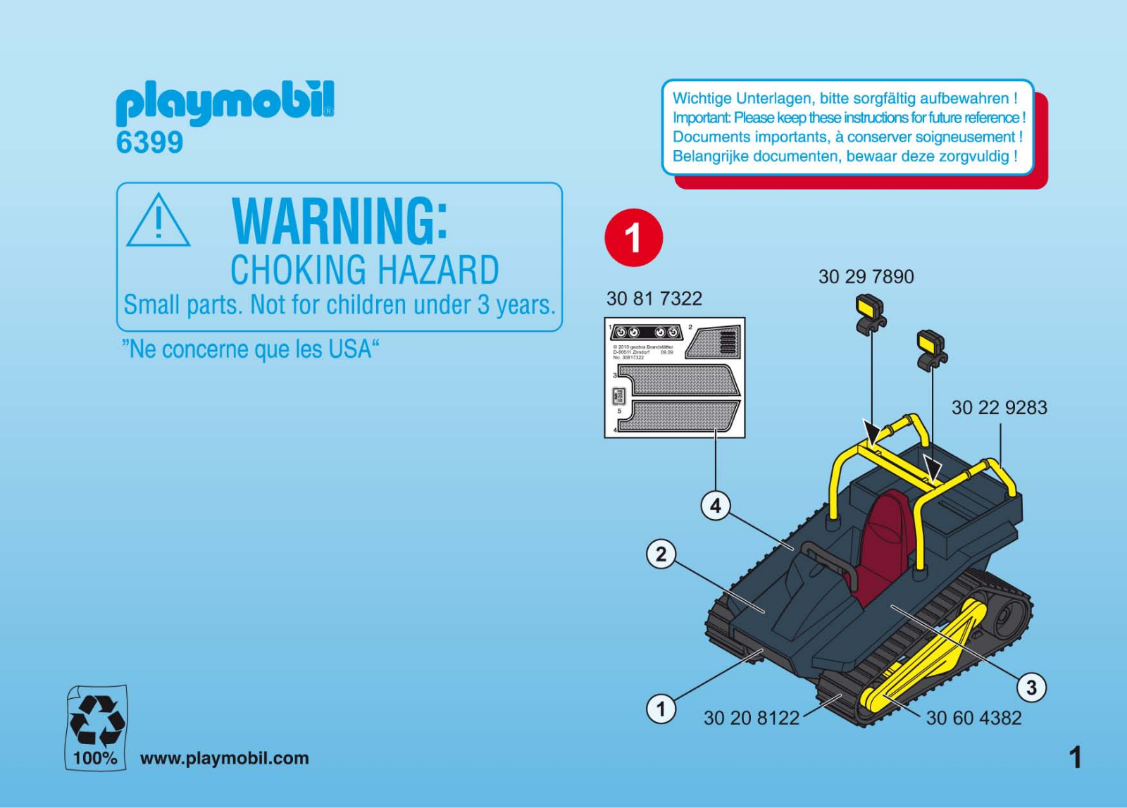 Playmobil 6399 Instructions