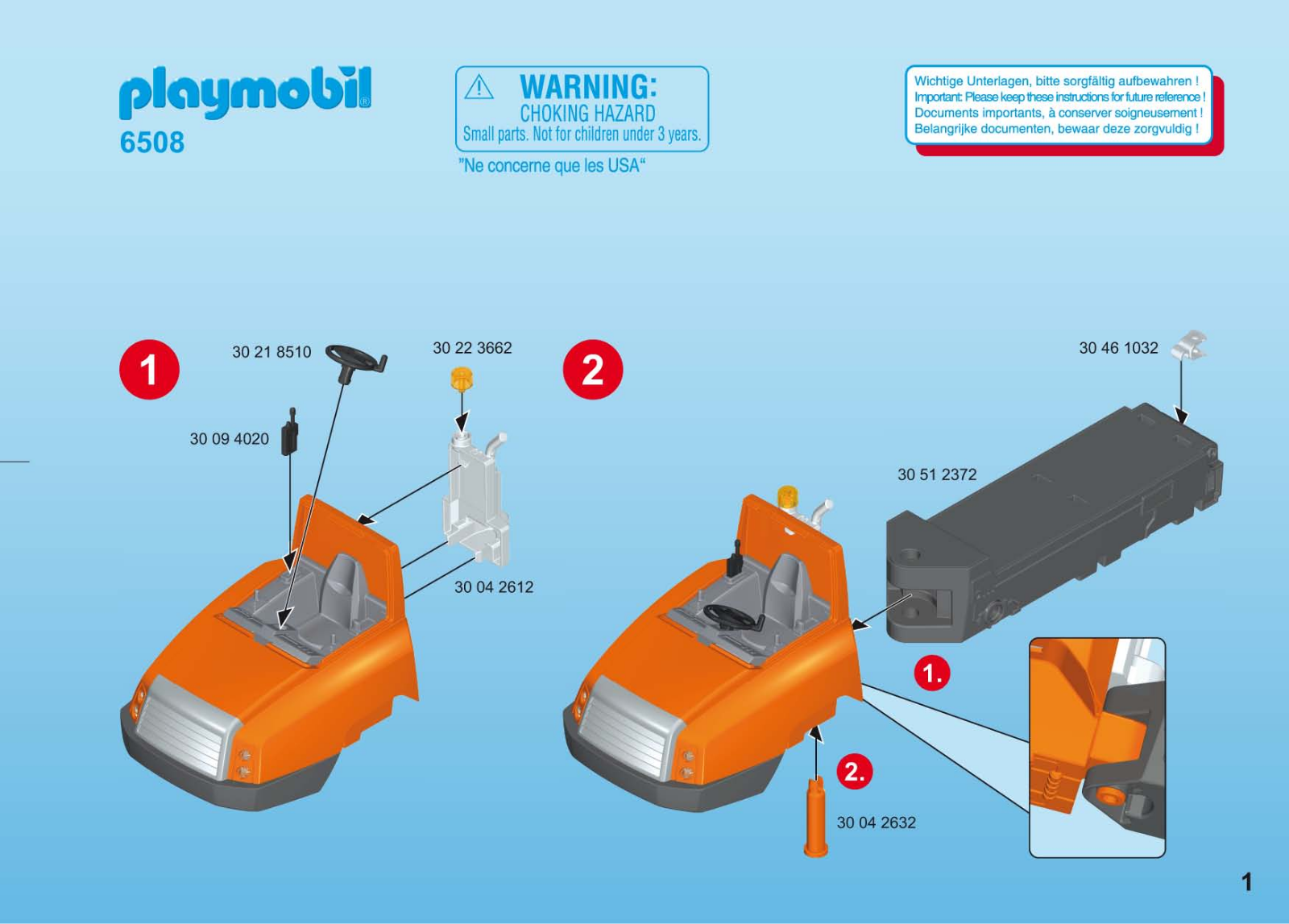 playmobil 6508 Instructions