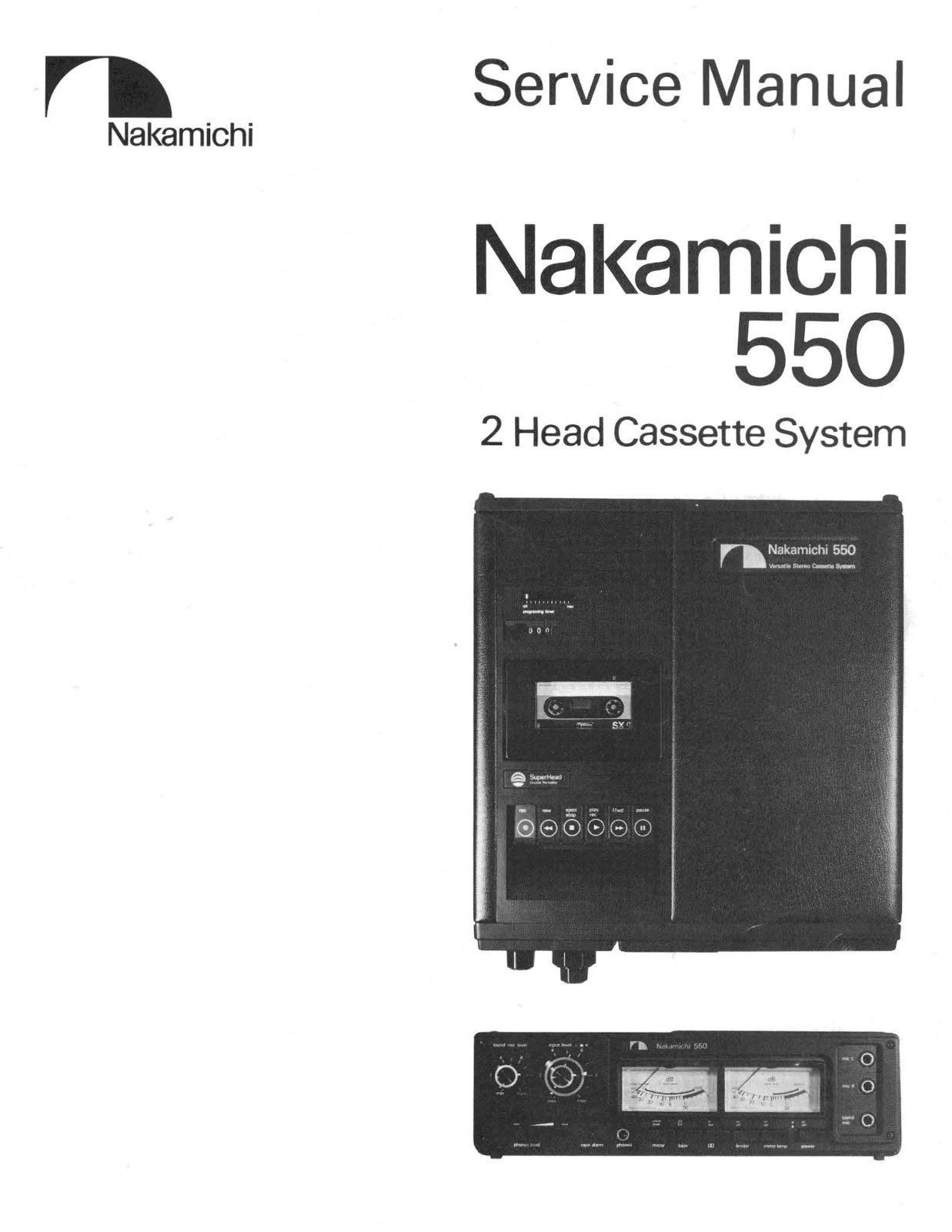 Nakamichi 550 Service Manual