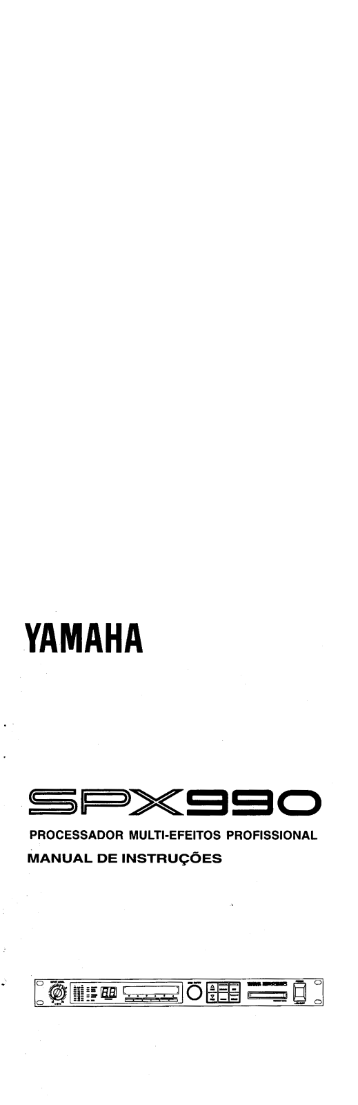 Yamaha SPX990 User Manual