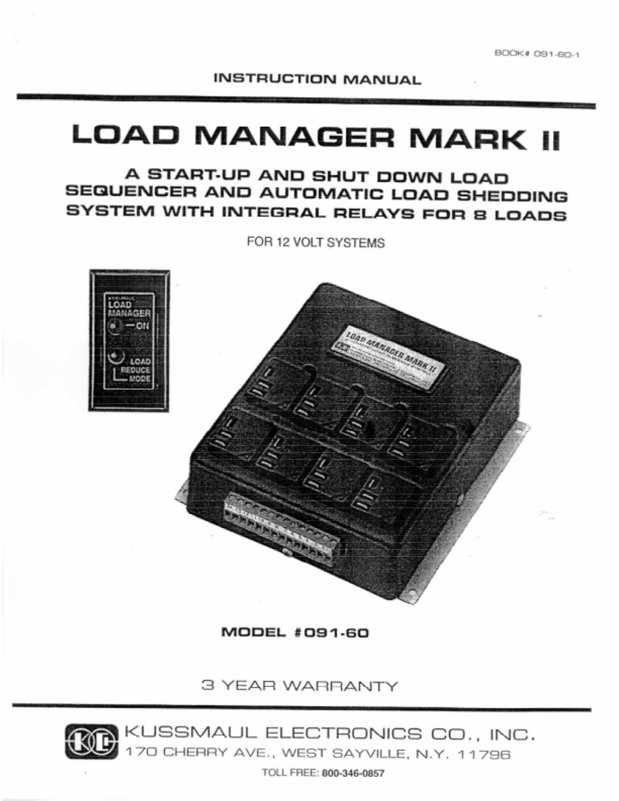 Kussmaul 091-60 User Manual