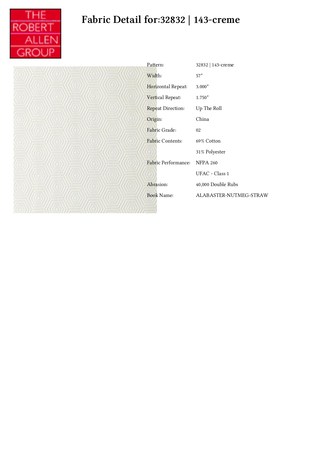 Duralee CRAL4369 Specifications - ManualMachine.com