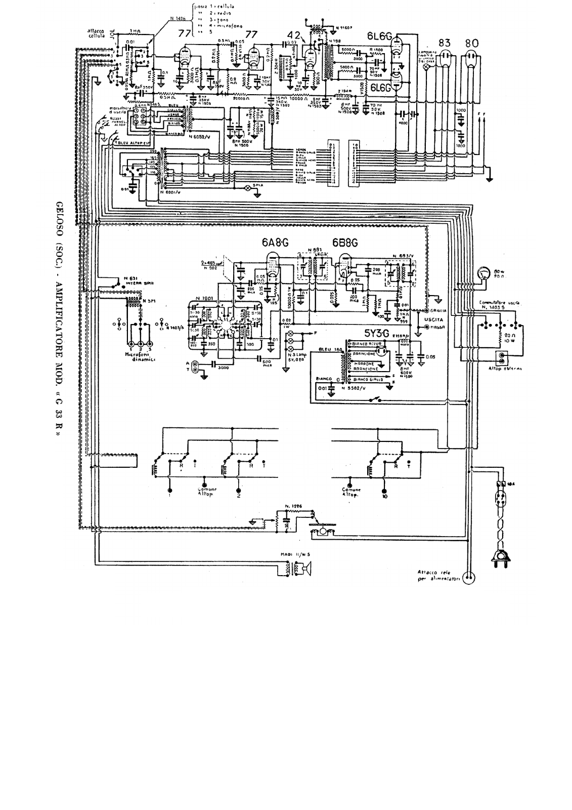 Geloso g33r schematic