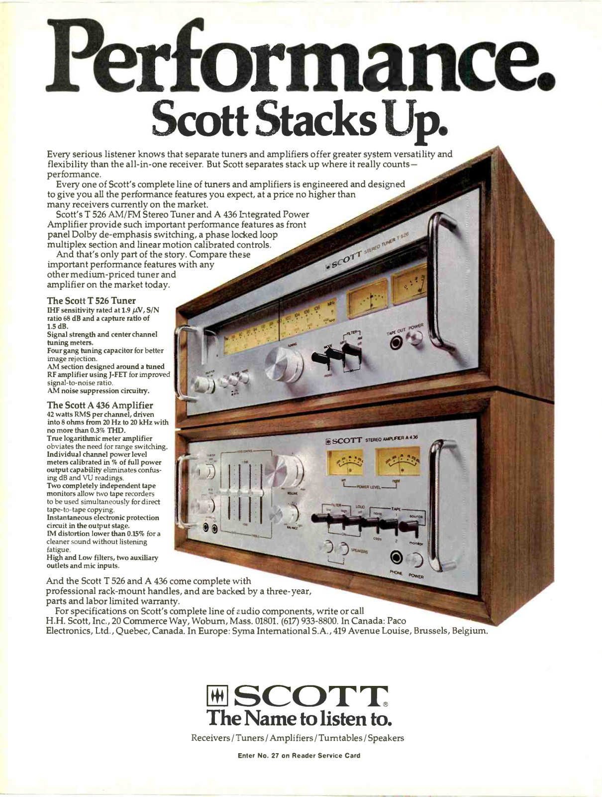 Scott A-436 User Manual