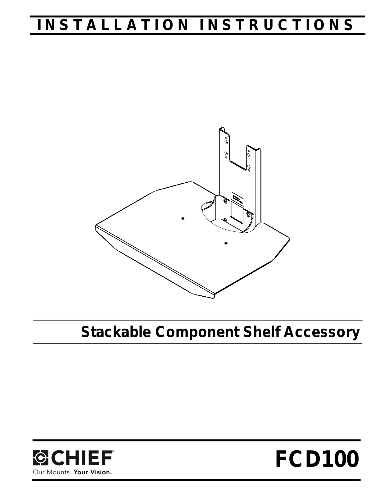 CHIEF FCD100 User Manual