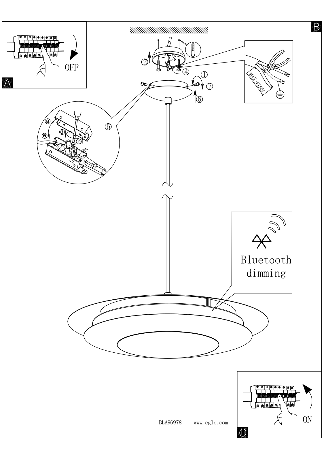 Eglo 98041 Service Manual