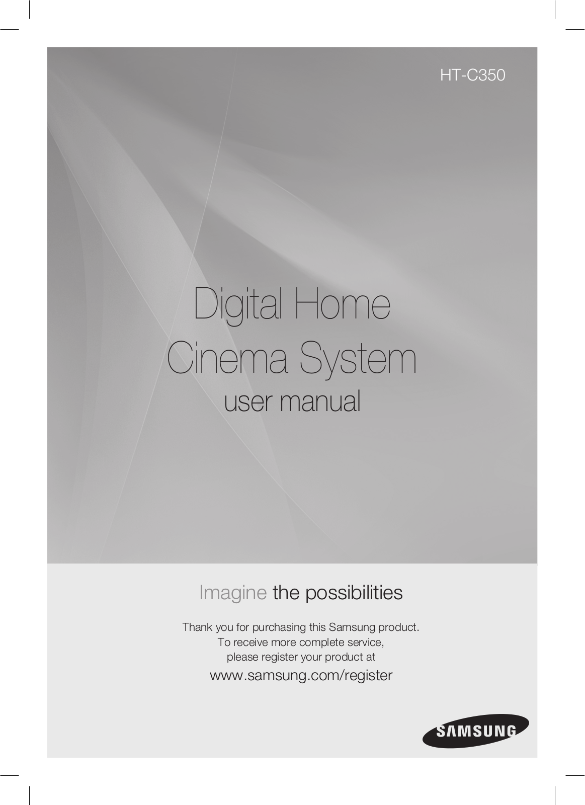 Samsung HT-C350, AH68-02293B User Manual