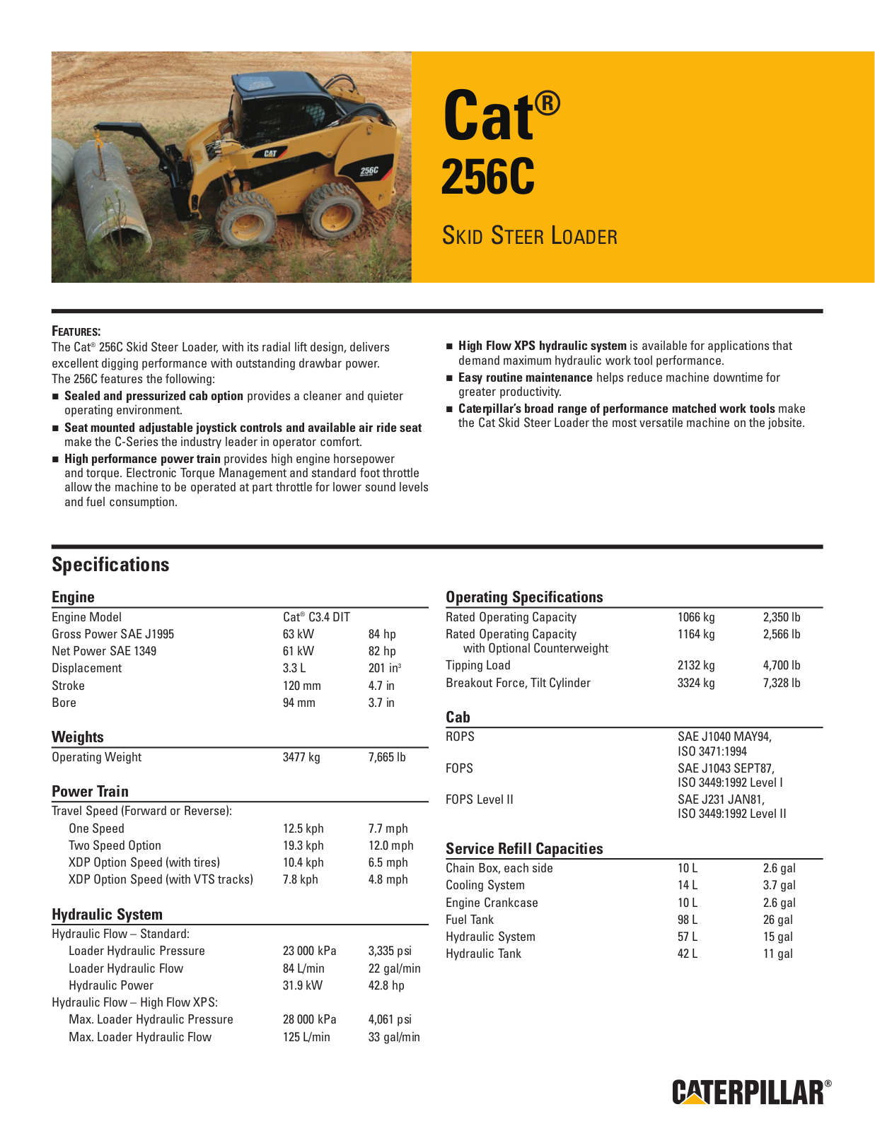 Caterpillar 256C BROCHURE - ManualMachine.com