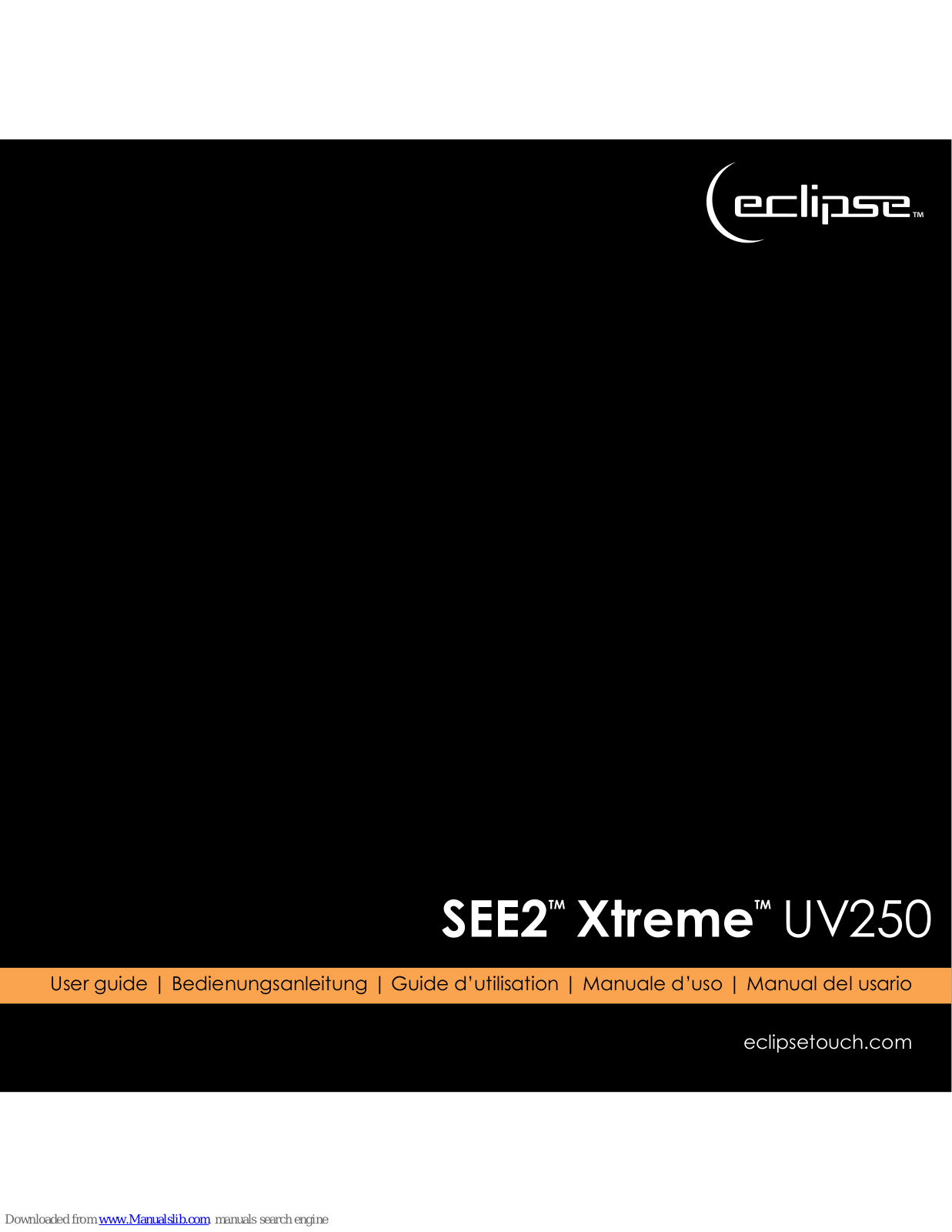 Eclipse SEE2 Xtreme UV250 User Manual