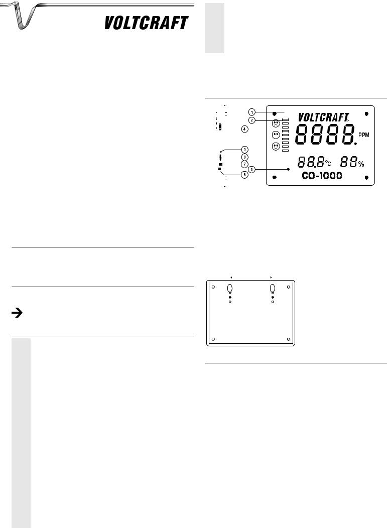 VOLTCRAFT CO-1000 User guide