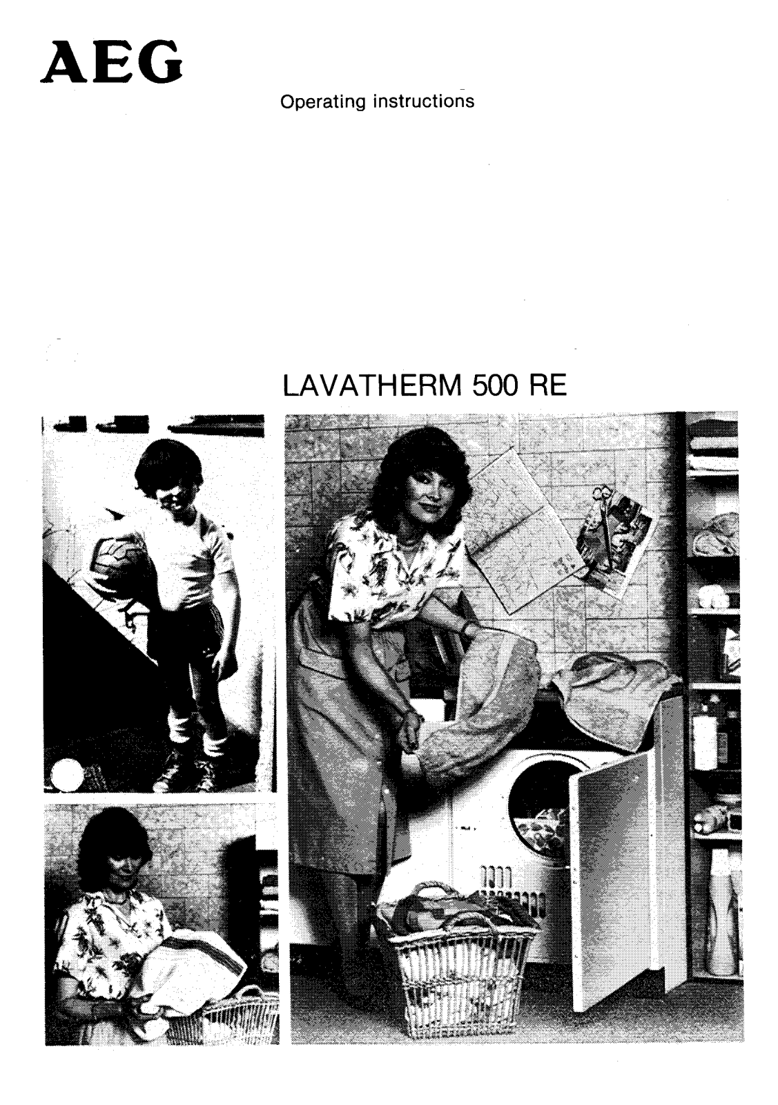 AEG Lavatherm 500 RE Operating Instructions