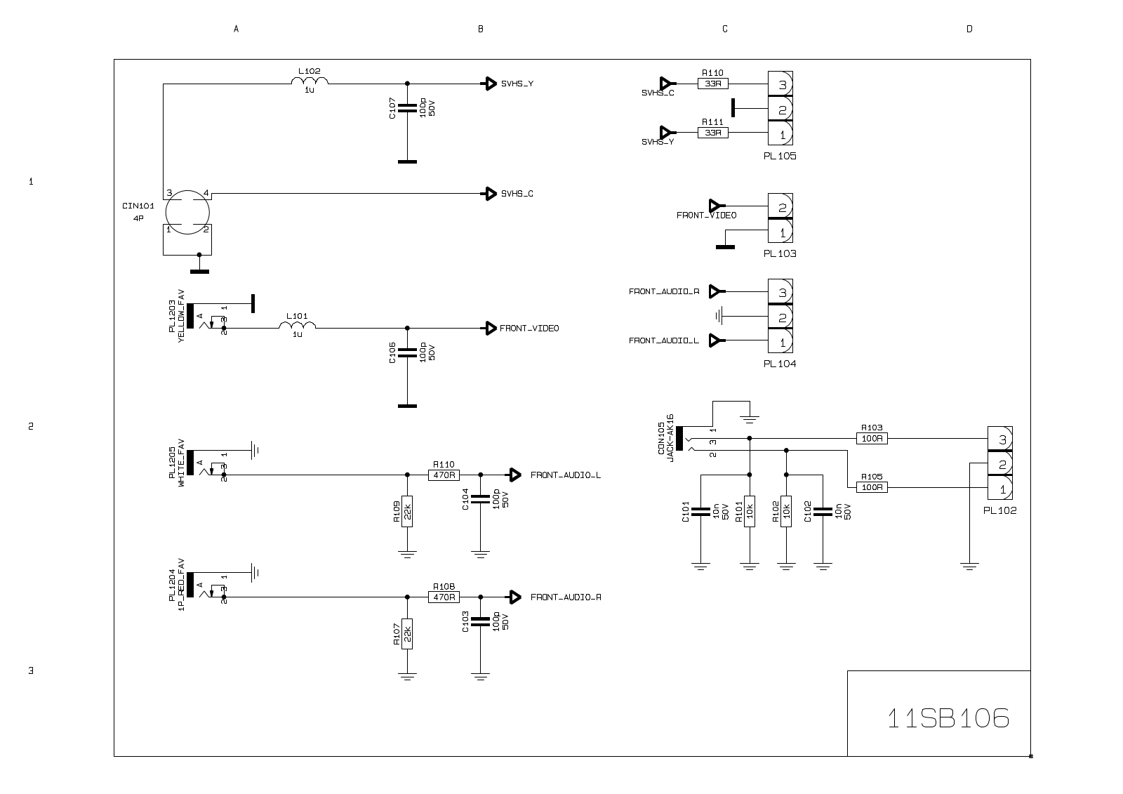 Vestel 11SB106 schematic