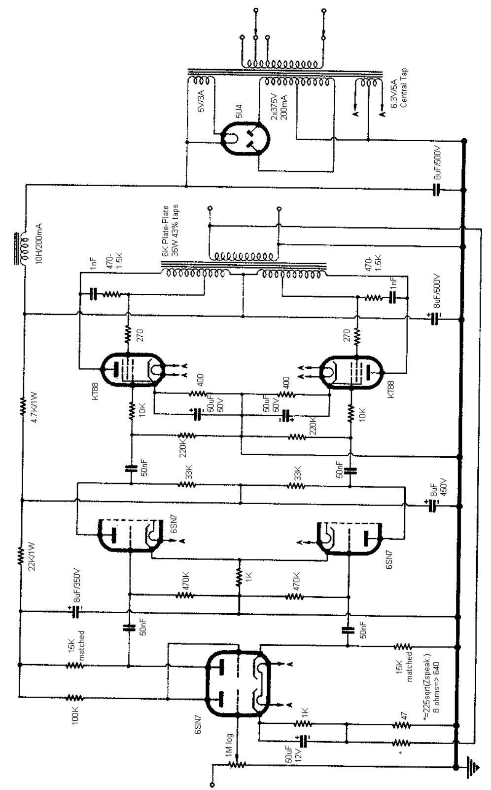 Genelex kt88 30 schematic