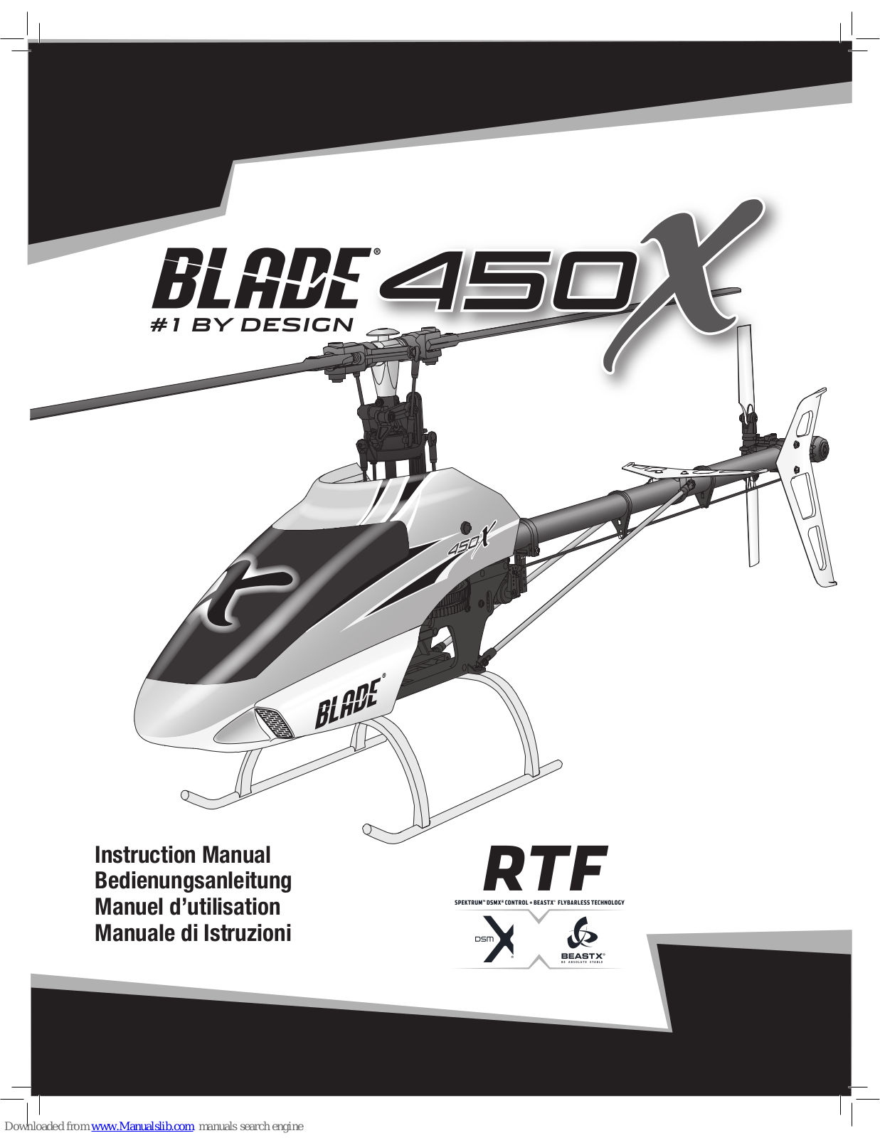 Horizon Hobby Blade 450X Instruction Manual