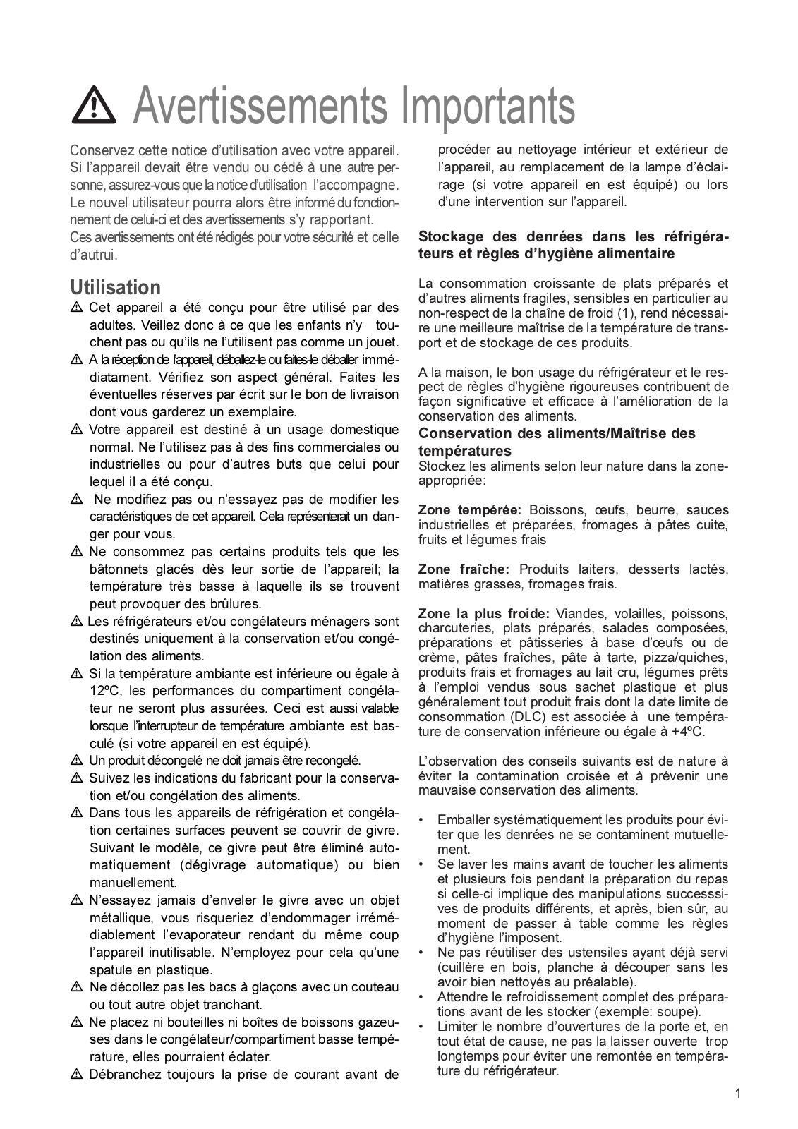 Zanussi ZD21/9R, ZD24/9R User Manual