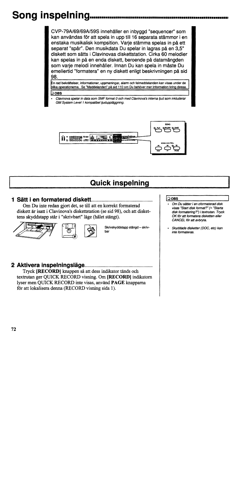 Yamaha CVP-79A, CVP-69, CVP-69A, CVP-59S User Manual