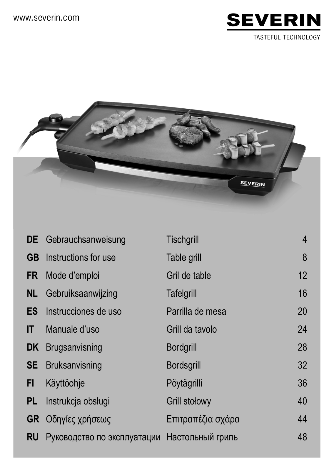 Severin KG 2397 User Manual