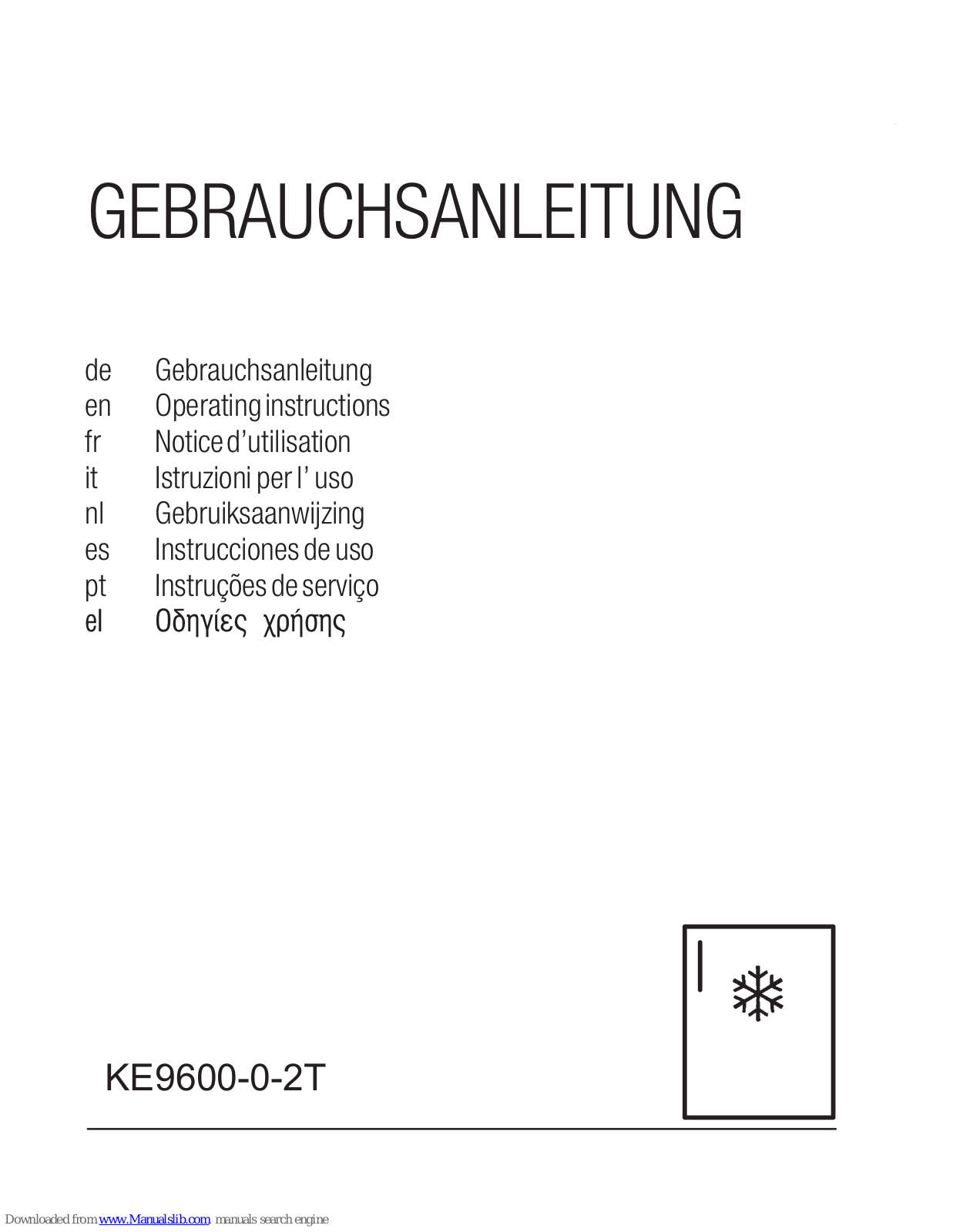 Kuppersbusch KE9600-0-2T Operating Instructions Manual