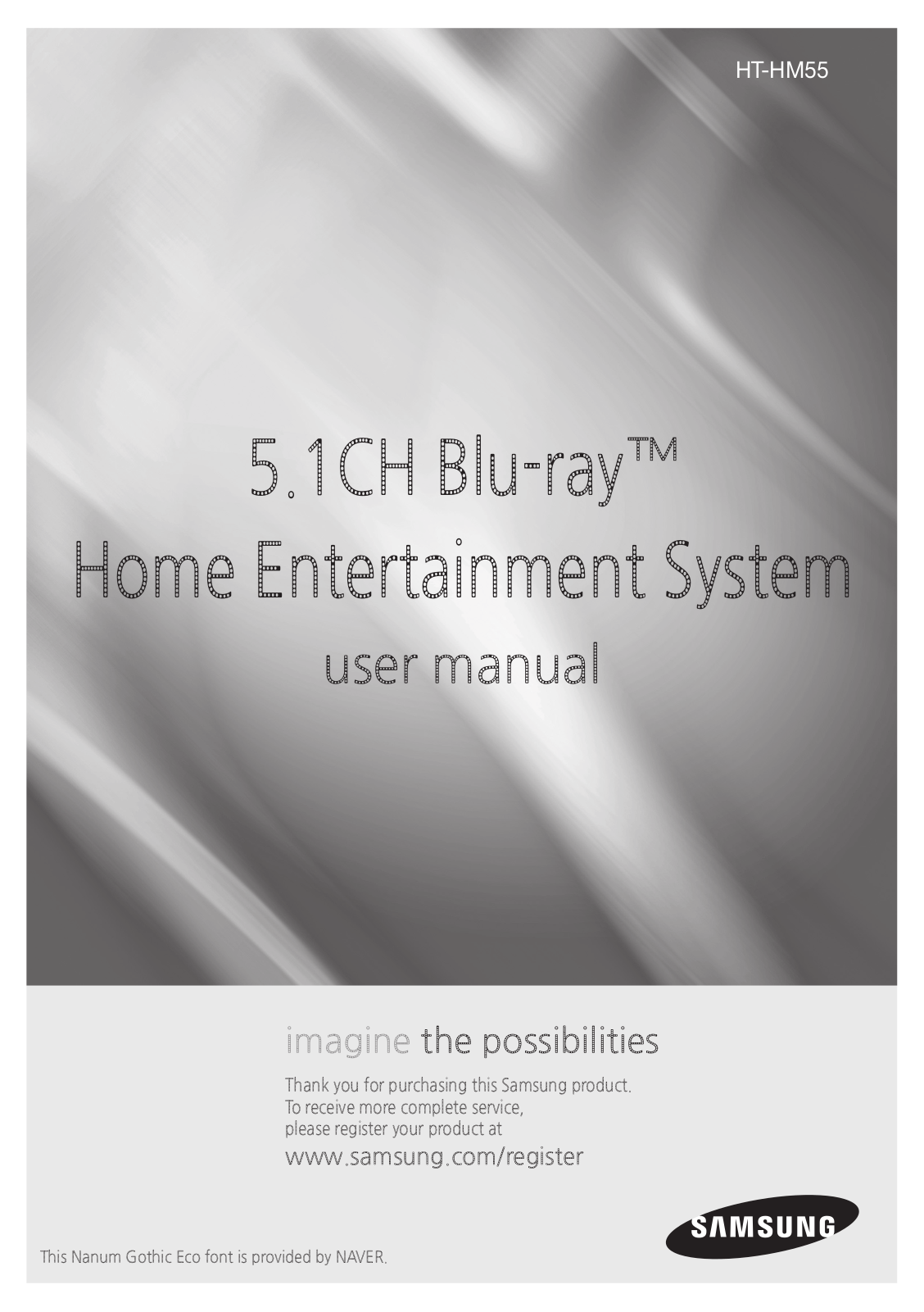 Samsung HT-HM55-ZA User Manual