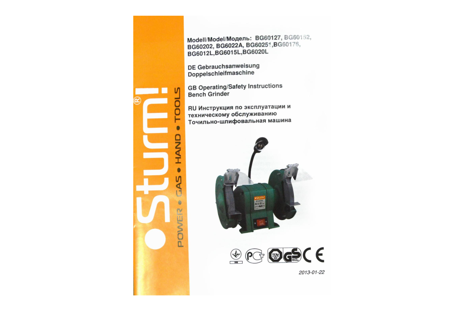 Sturm BG60202 User Manual