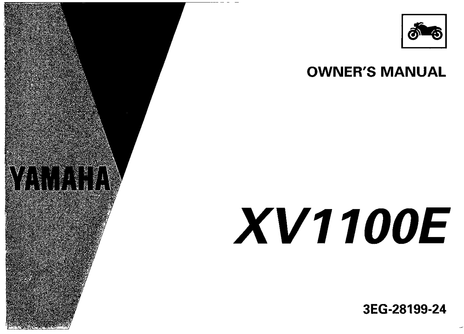 Yamaha XV1000 E 1993 Owner's manual