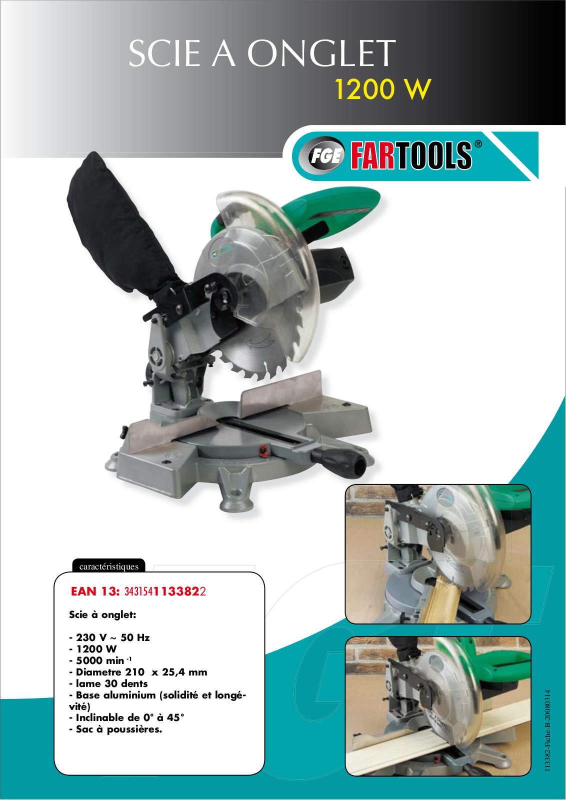 FARTOOLS MA 1200 User Manual