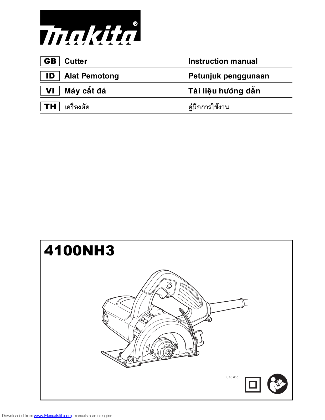 Makita 4100nh3 Instruction Manual