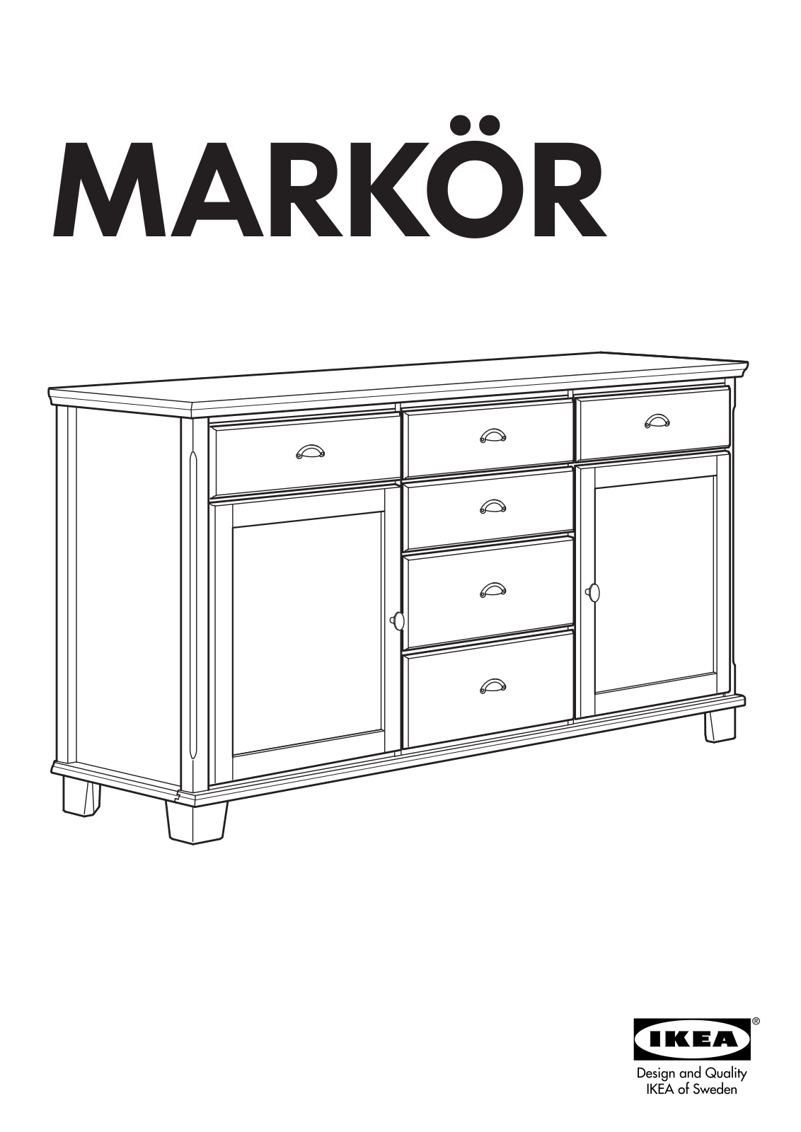 IKEA MARKÖR BUFFET User Manual
