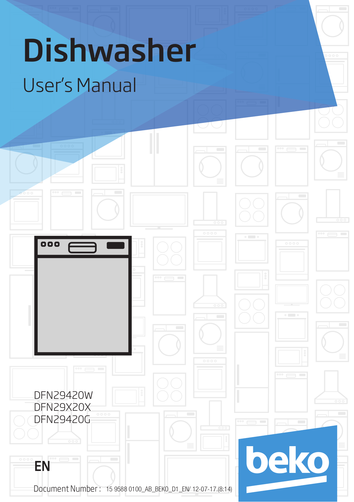 Beko DFN29420W, DFN29X20X, DFN29420G User's Manual