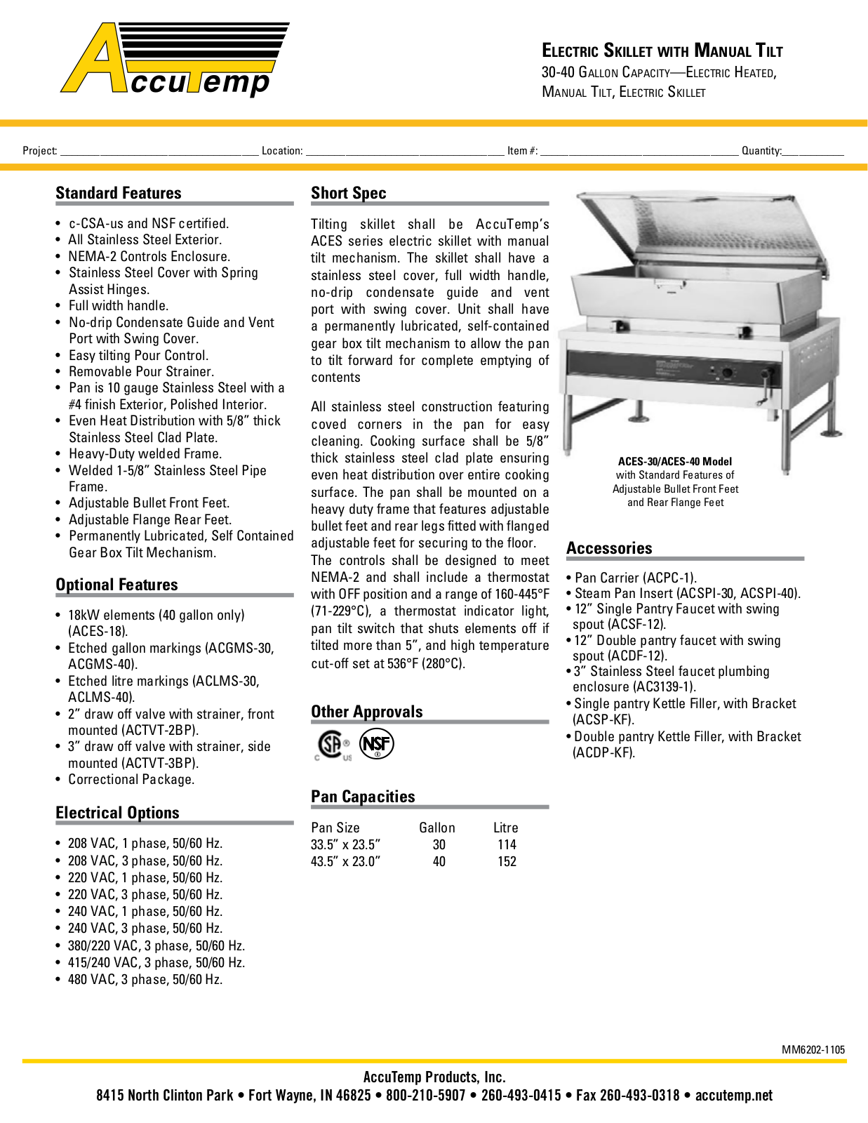 AccuTemp ACES-30 User Manual