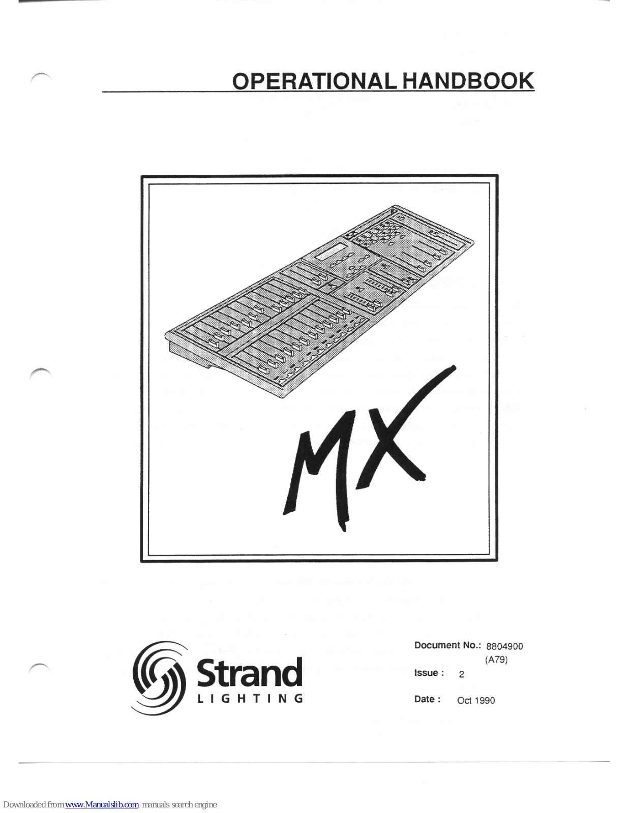 Strand Lighting MX Operational Handbook - ManualMachine.com