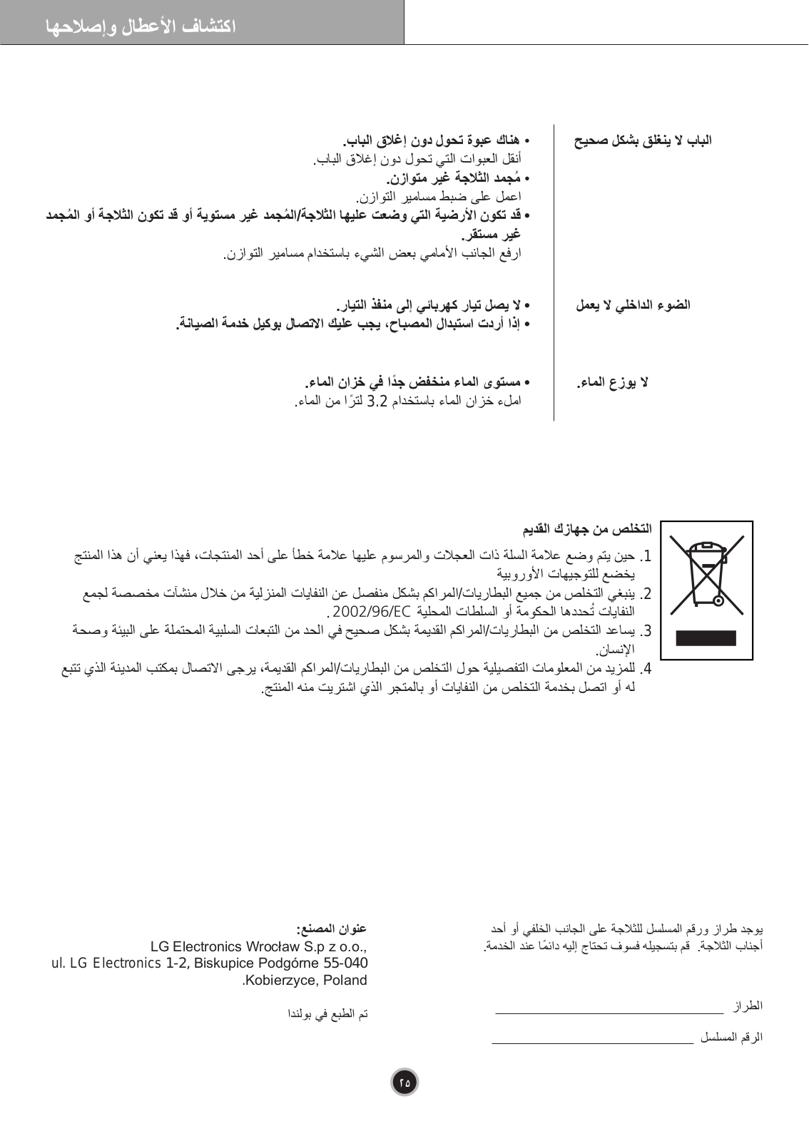 LG GW-F449BSQP, GW-F449BSQM, LBF322BBVI, GW-F642BLQZ Owner’s Manual